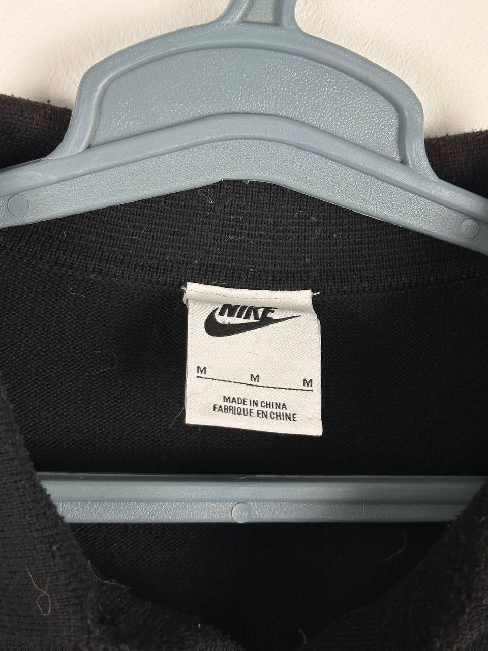 Nike × Vintage Drill Y2K Nike AIR Wool Big Logo Rugby Polo Sweater Size US M / EU 48-50 / 2 - 5 Thumbnail