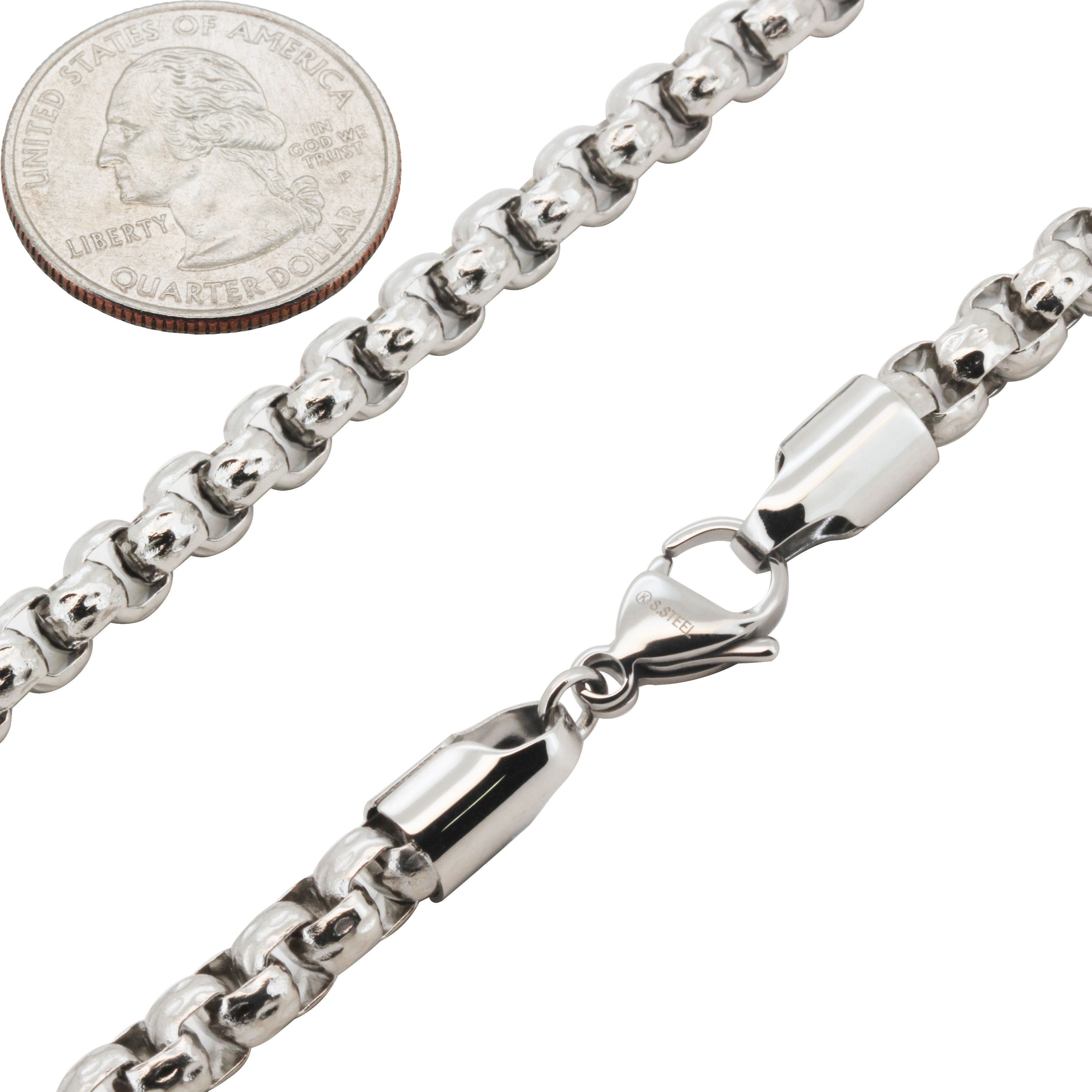 Other 316L Stainless Steel 6mm Box Chain Necklace 24” Size ONE SIZE - 2 Thumbnail