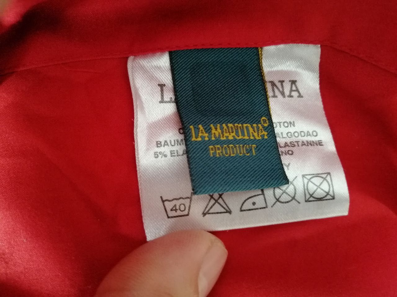 Ferrari × La Martina La Martina Buenos Aires & Ferrari Polo Team Red Shirt Size US XL / EU 56 / 4 - 7 Thumbnail