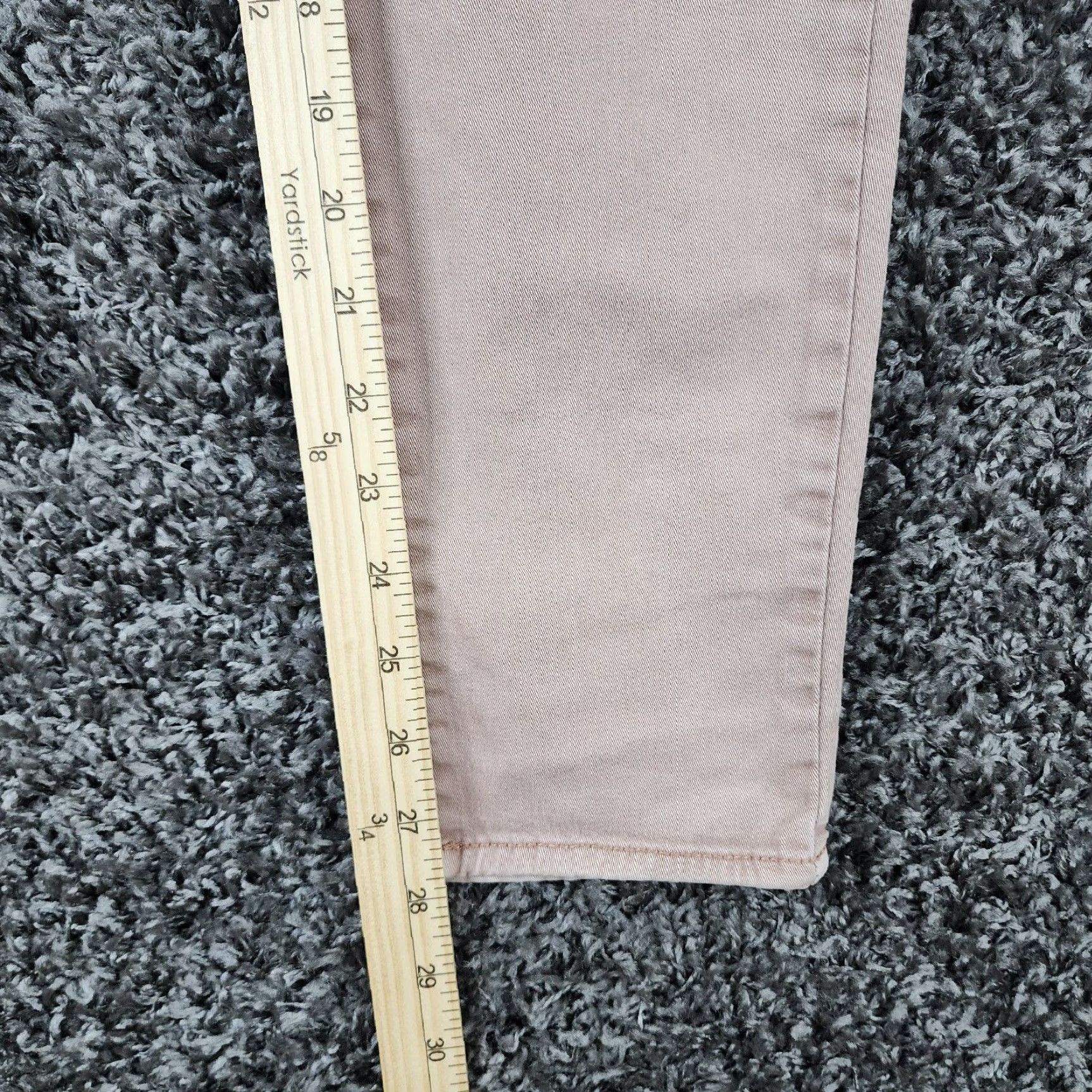 American Eagle Outfitters American Eagle Jeans Womens 14 Pink 34W x 28L Super Stretch Jeggings Size 36" / US 14 / IT 50 - 6 Thumbnail