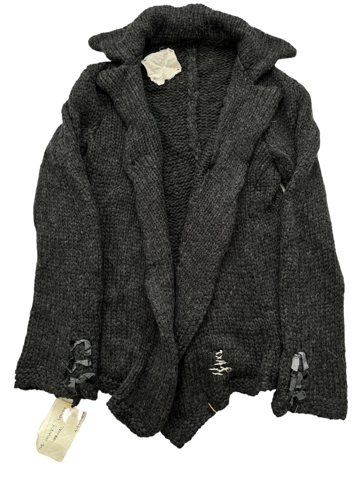 Greg Lauren 2012 OG “The Chunky Loner” Knitter Jacket (Cashmere Alpaca) Size US XL / EU 56 / 4 - 1 Thumbnail