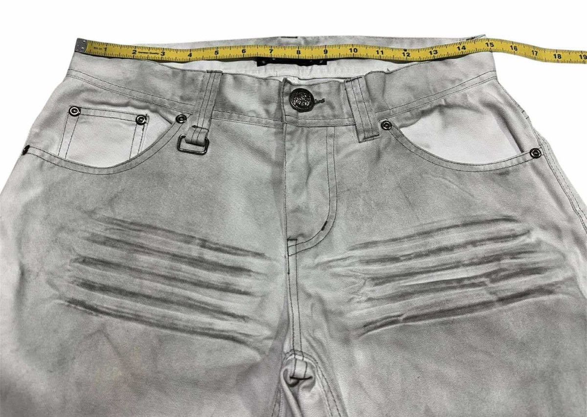 If Six Was Nine 🔥Y2K Archived Xfrm Whisker Acid Flared Denim Goth Punk Size US 30 / EU 46 - 17 Thumbnail