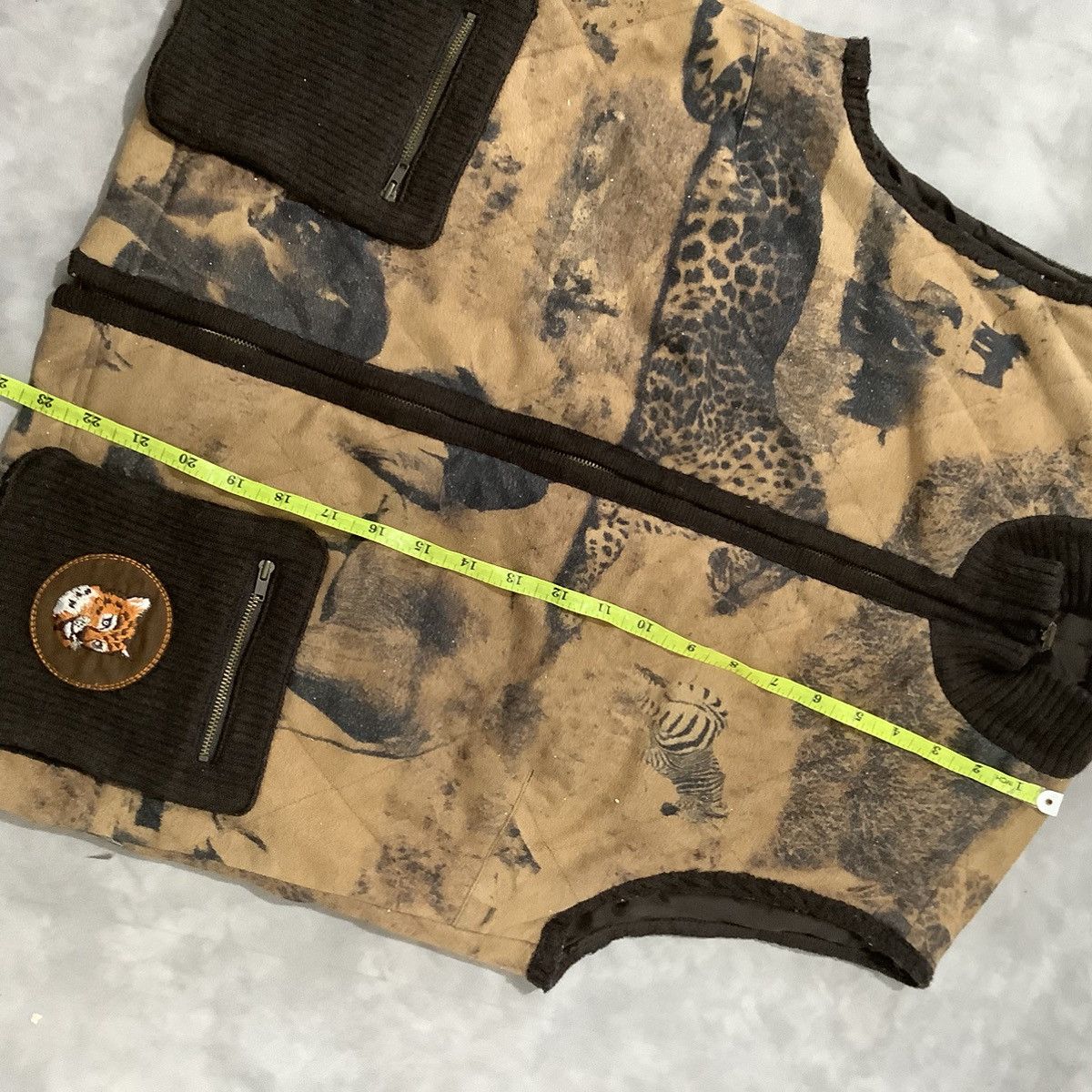 Art Comes First × Japanese Brand Need Gone❗️ Animal All Over Printed Vest La Moda Goji Size US M / EU 48-50 / 2 - 10 Thumbnail