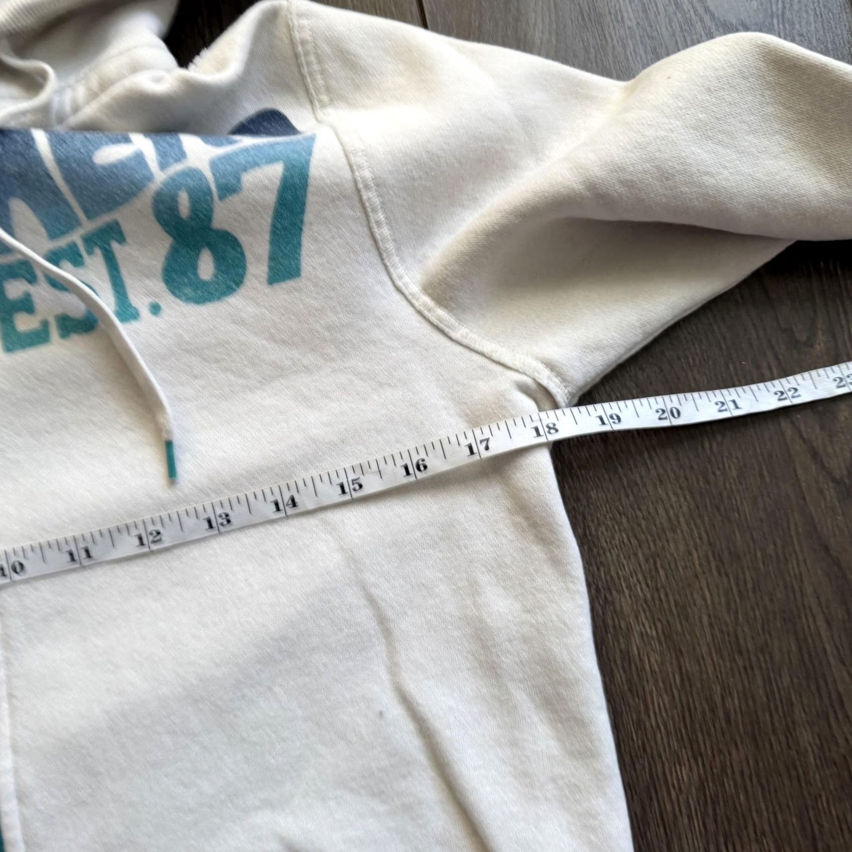 Aeropostale VINTAGE Aeropostale Hoodie White XS Full Zip Malibu Surf 87 Graphic Fleece Womens XS Size XS / US 0-2 / IT 36-38 - 7 Thumbnail