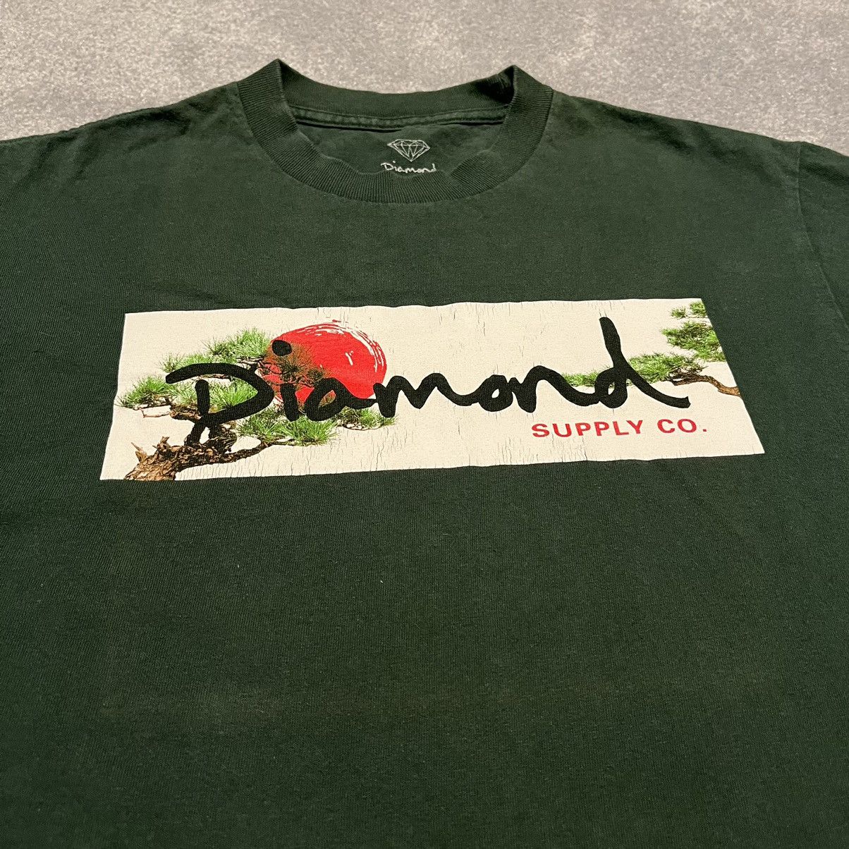 Diamond Supply Co. Vintage 2000s Diamond Supply Co OG Bonsai Skate Logo T Shirt Size US M / EU 48-50 / 2 - 2 Thumbnail