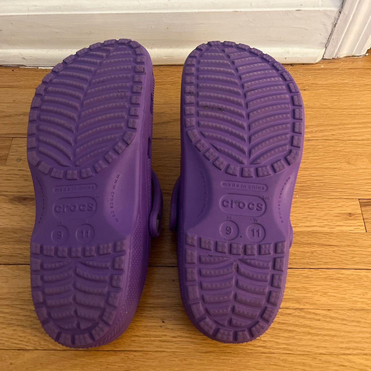 Crocs Purple Crocs Men’s Size 9 Women’s Size 11 Size US 9 / EU 42 - 3 Thumbnail