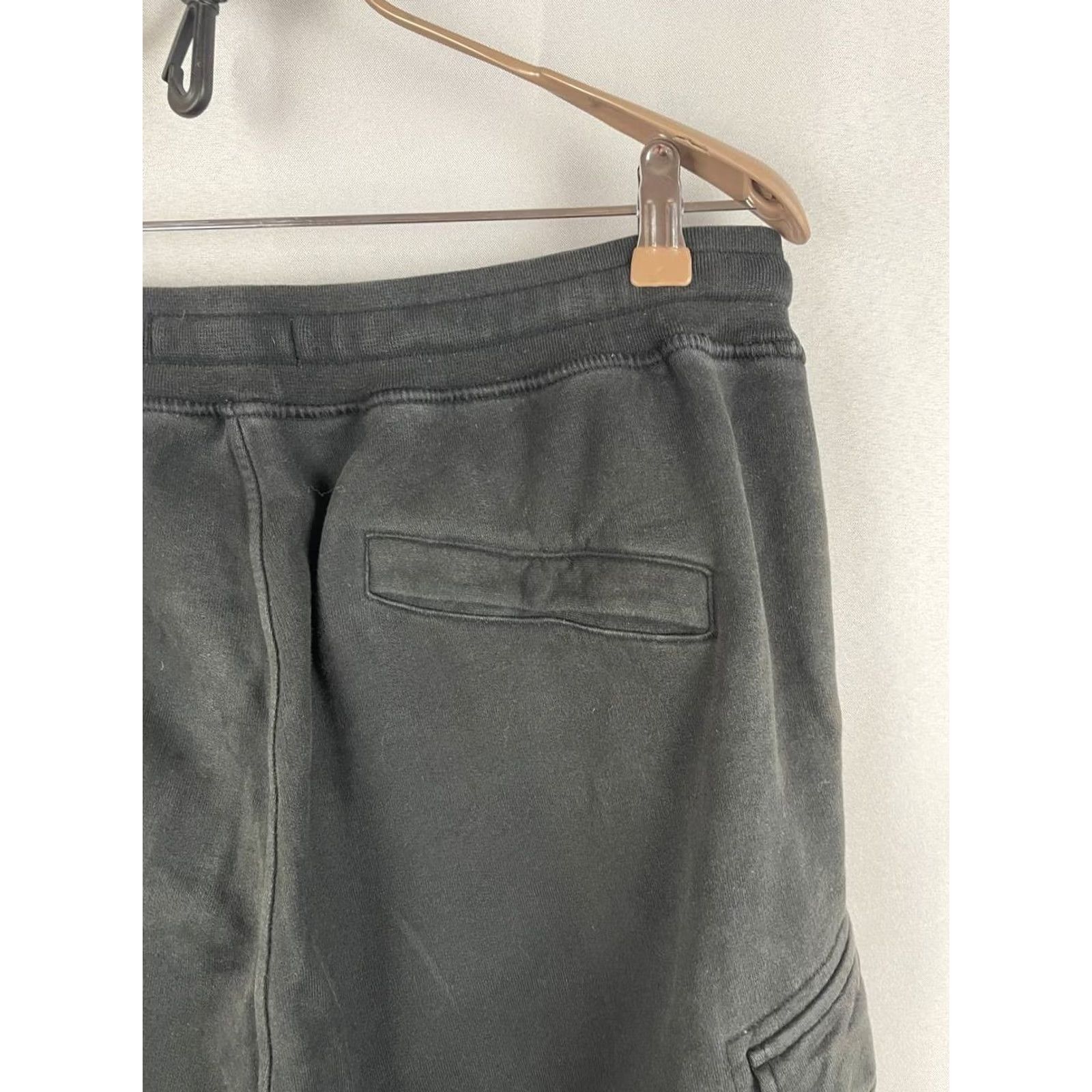 Stone Island Stone Island Mens Pant L Black Cotton Drawstring Joggers Pockets Cargo Pocket Slash Pocket Regular Waist 32in Inseam 31in Size US 33 - 6 Thumbnail