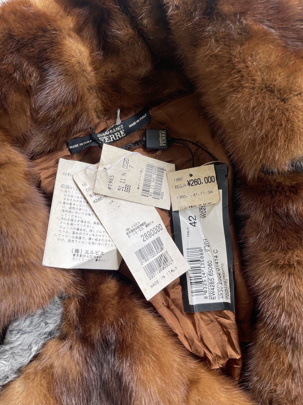 Gianfranco Ferre Luxury Curly Fur 100% Pelle Leather Size M / US 6-8 / IT 42-44 - 24 Thumbnail