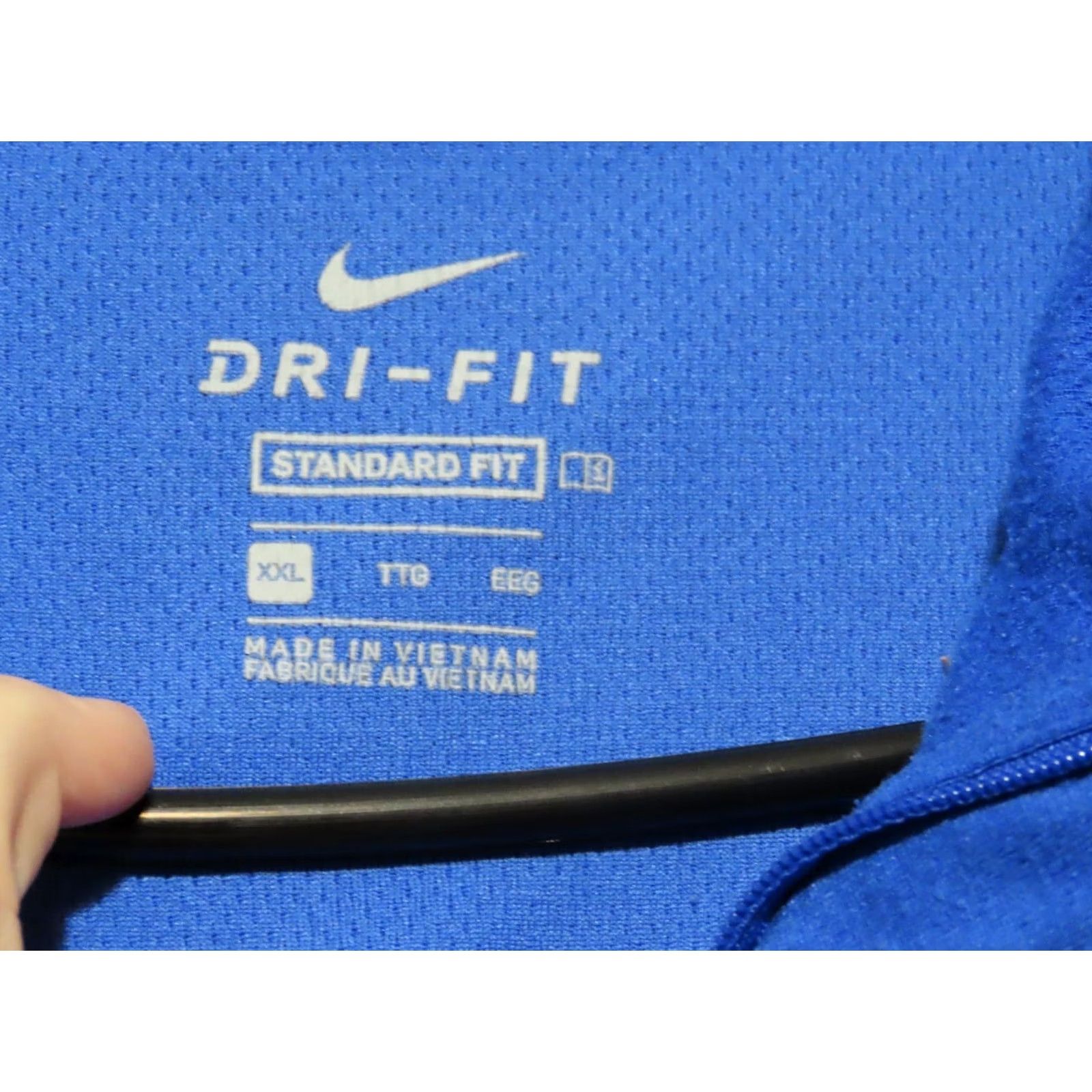 Nike Nike Dri-Fit Victory Half Zip Shirt Long Sleeve Blue Men's 2XL XXL Game Royal Size US XXL / EU 58 / 5 - 5 Thumbnail