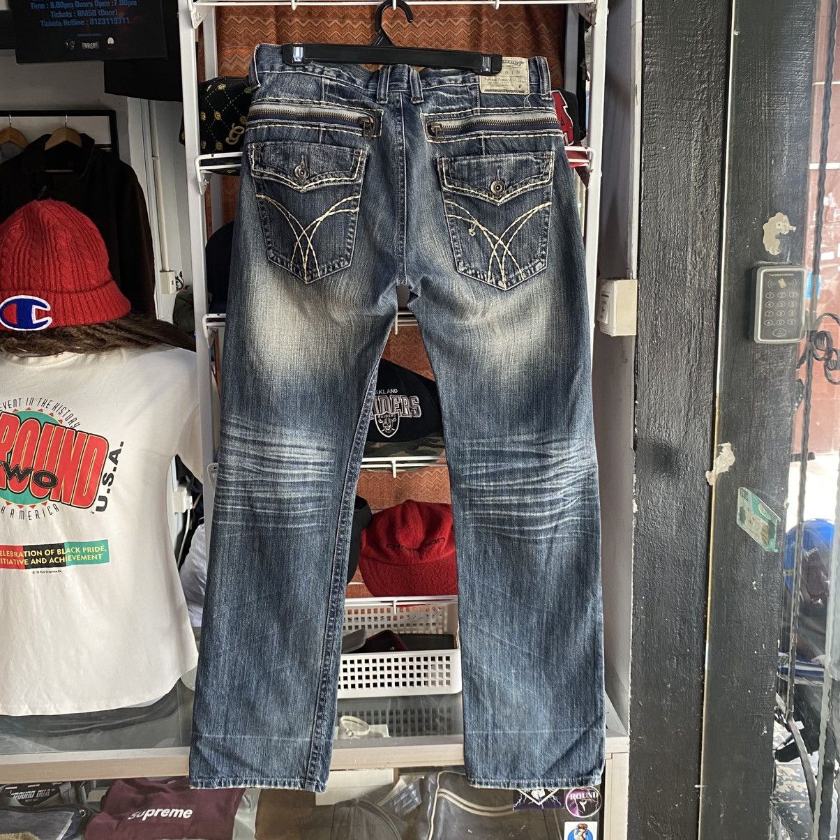 Japanese Brand ORIRIN Thunder Whiskers Jeans Size US 34 / EU 50 - 1 Thumbnail