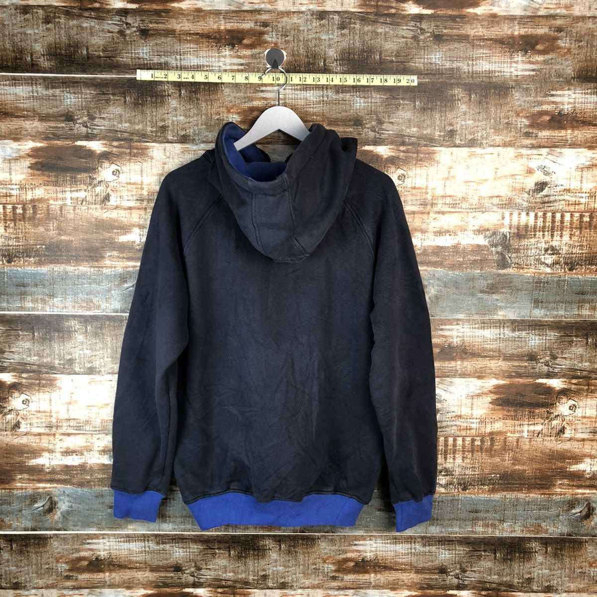 Japanese Brand UOW Black sweatshirt Hoodie #A2030 Size US L / EU 52-54 / 3 - 11 Thumbnail