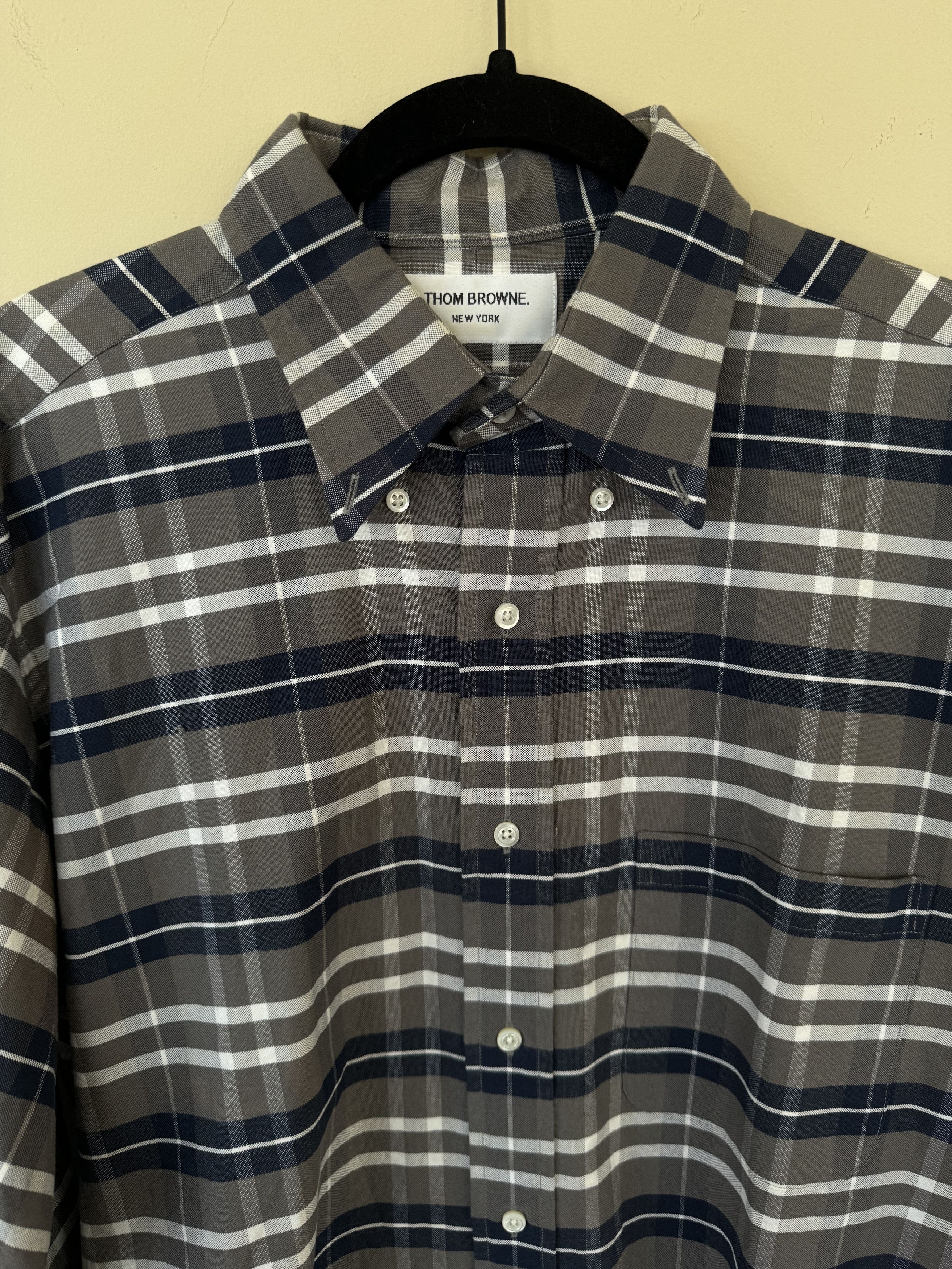 Thom Browne Thom Browne Plaid / Striped Button Down Size US XL / EU 56 / 4 - 3 Thumbnail
