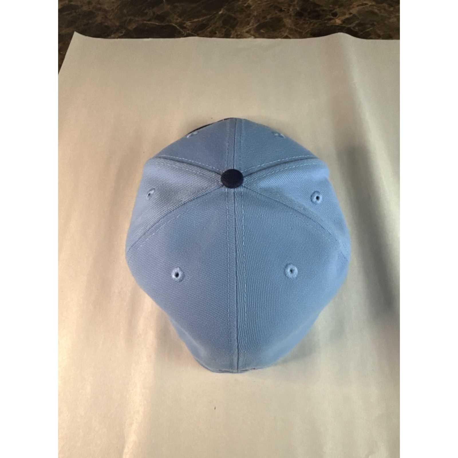 New Era New Era 59Fifty Chicago Cubs World Series Fitted Hat 7 5/8 Blue Men Hat Size ONE SIZE - 5 Thumbnail
