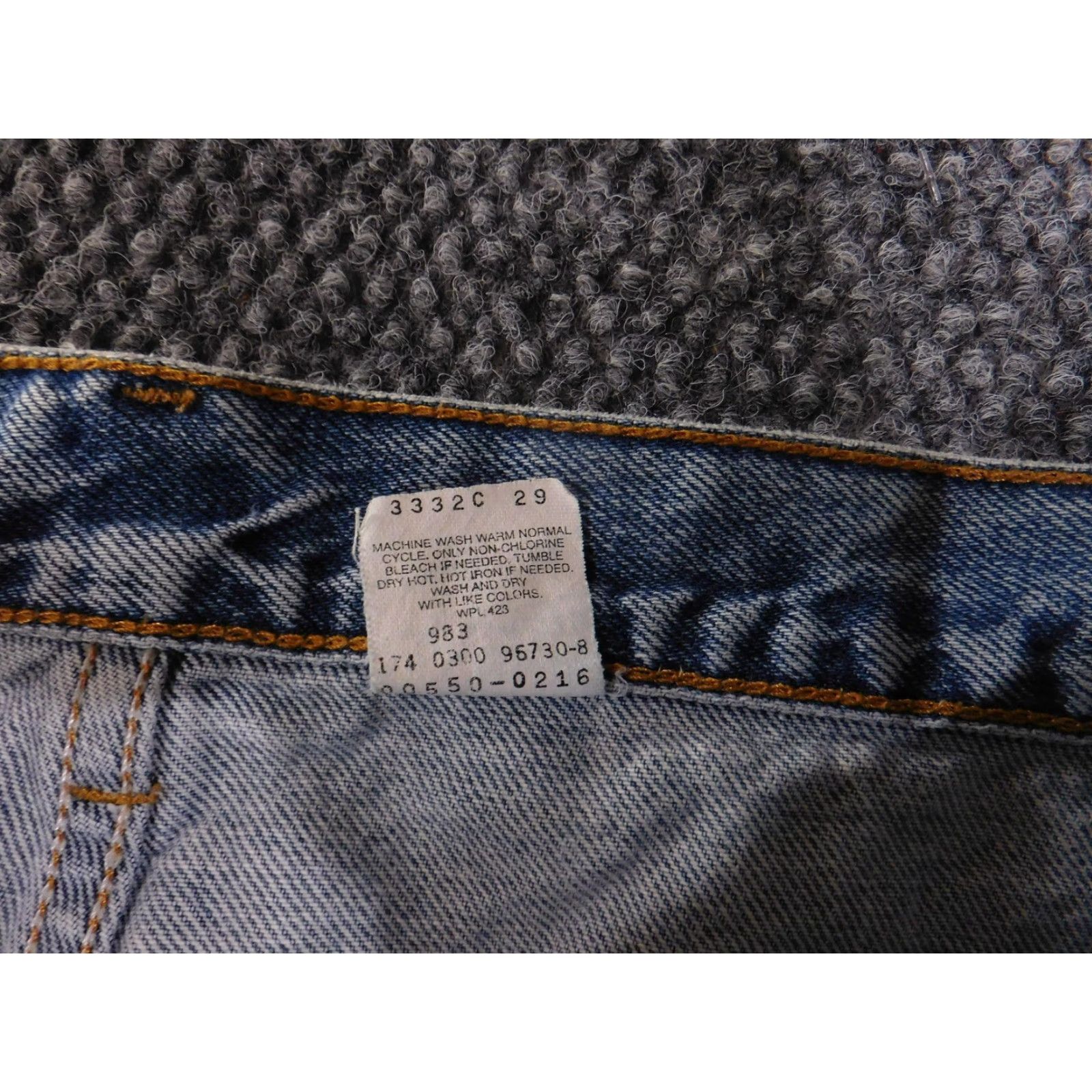 Levi's Levi's 550 Jeans Mens 36x29 Blue Relaxed Fit Denim Straight Leg Medium Wash Pants Jeans Clothing Mens Size US 36 / EU 52 - 6 Thumbnail
