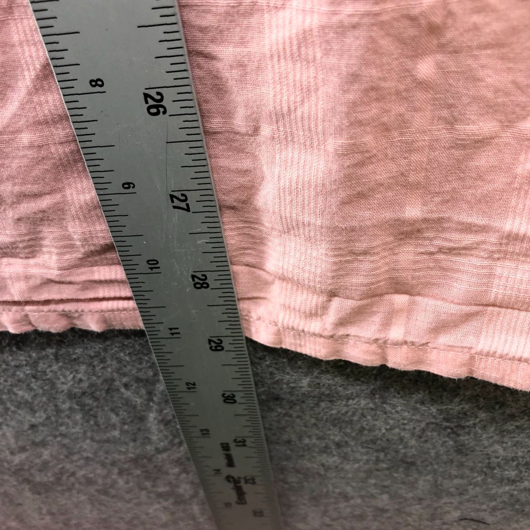 H&M H&M Button-Up Shirt Mens L Pink Cotton Short Sleeve Lightweight Size US L / EU 52-54 / 3 - 8 Thumbnail