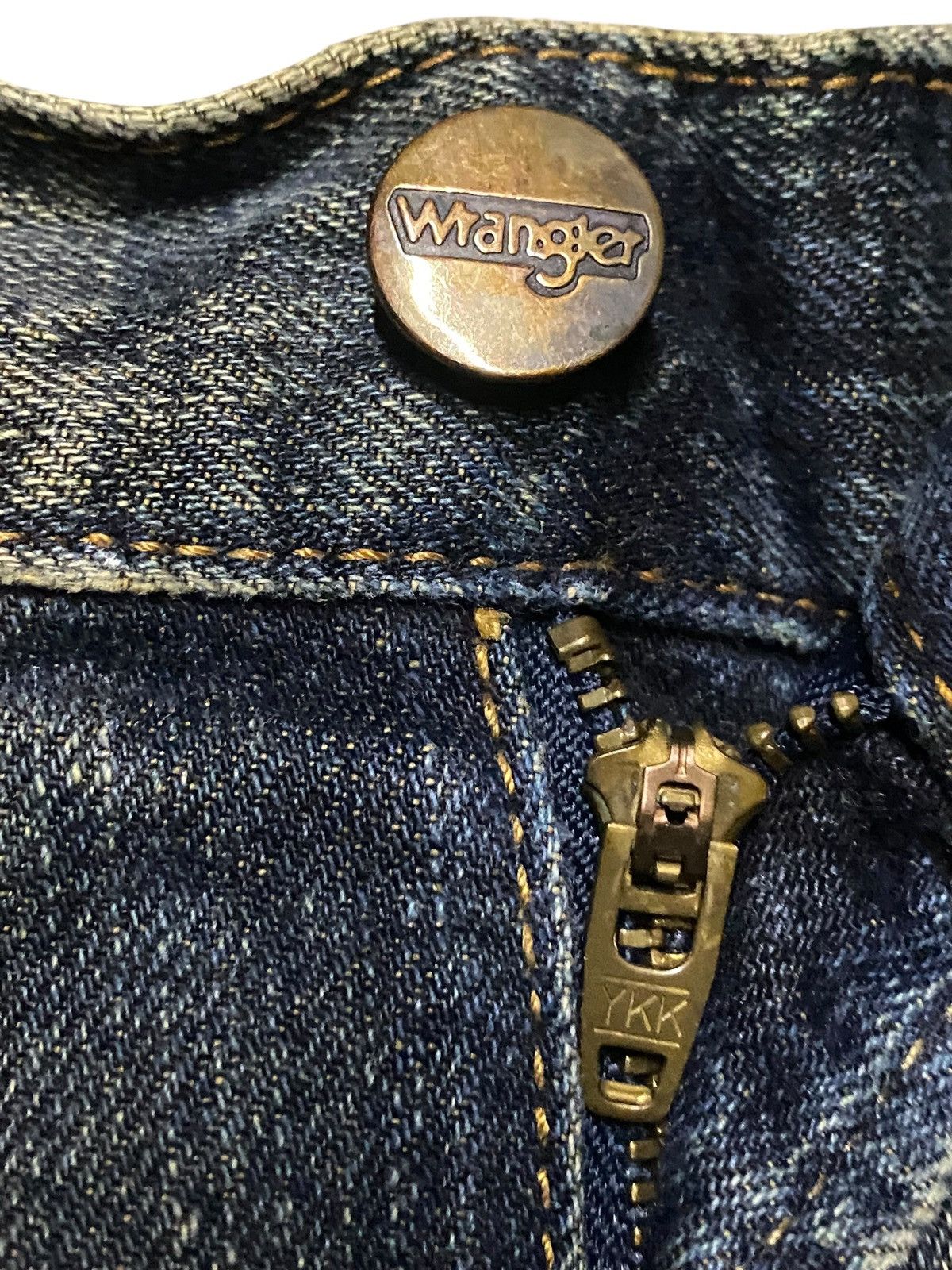 KOZABURO × Wrangler Wrangler 1970 Mud Wash Distressed Straight Jeans Size US 33 - 9 Thumbnail