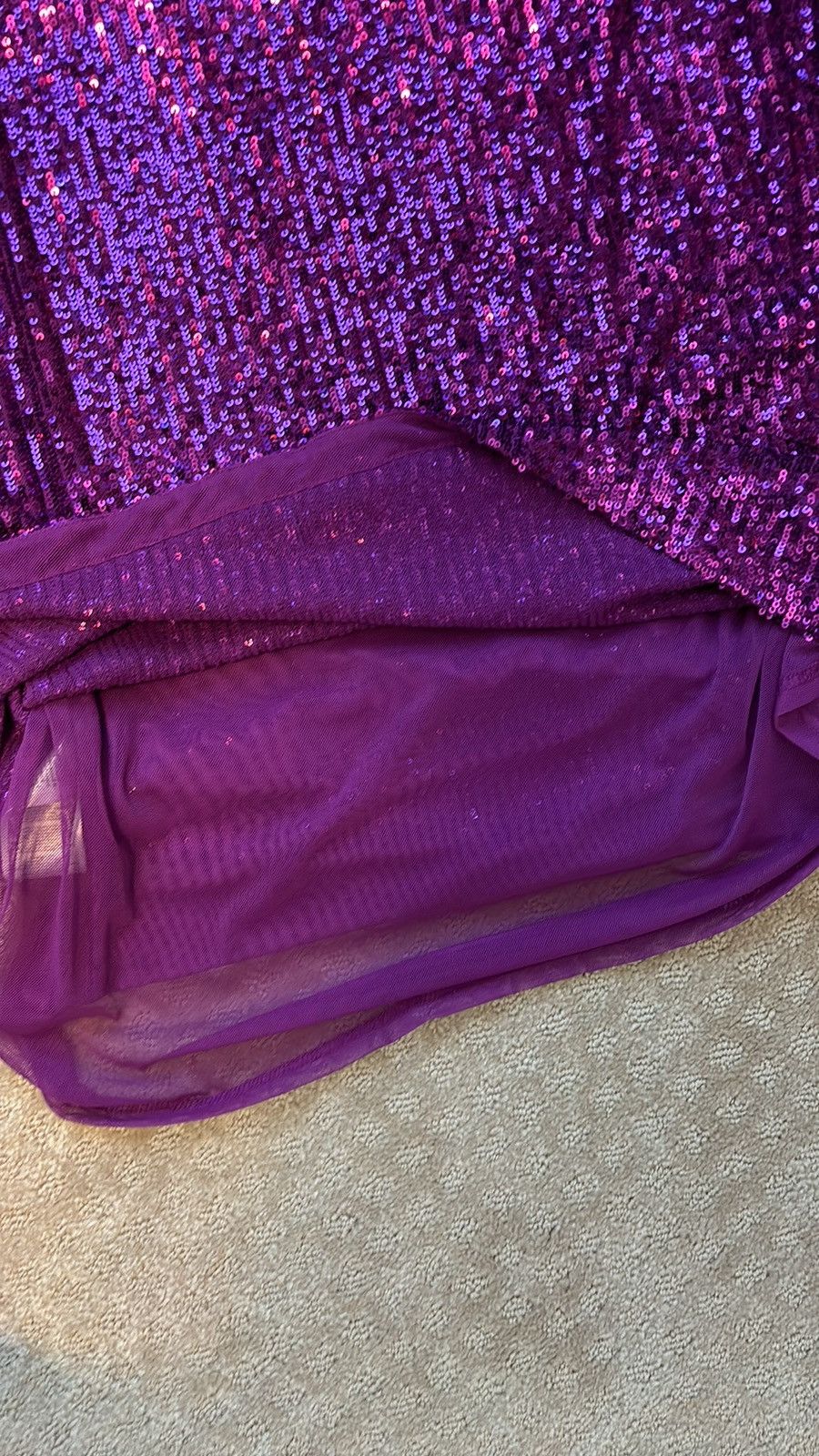 Baum und Pferdgarten Purple Sequin Jolette Skirt size large Size 32" / US 10 / IT 46 - 6 Thumbnail