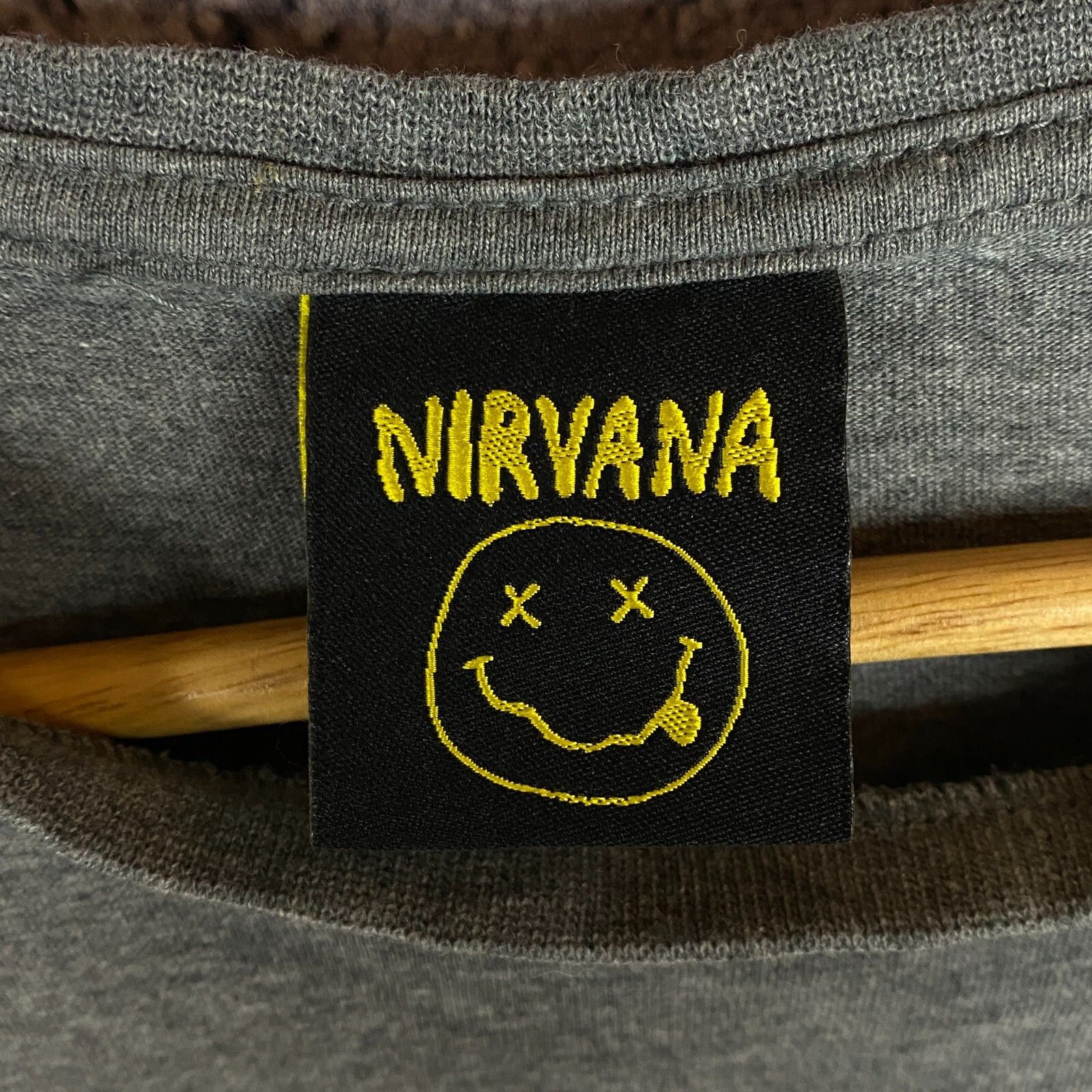 Nirvana Nirvana Tee Men's Size M Gray Short Sleeve ` Size US M / EU 48-50 / 2 - 5 Thumbnail