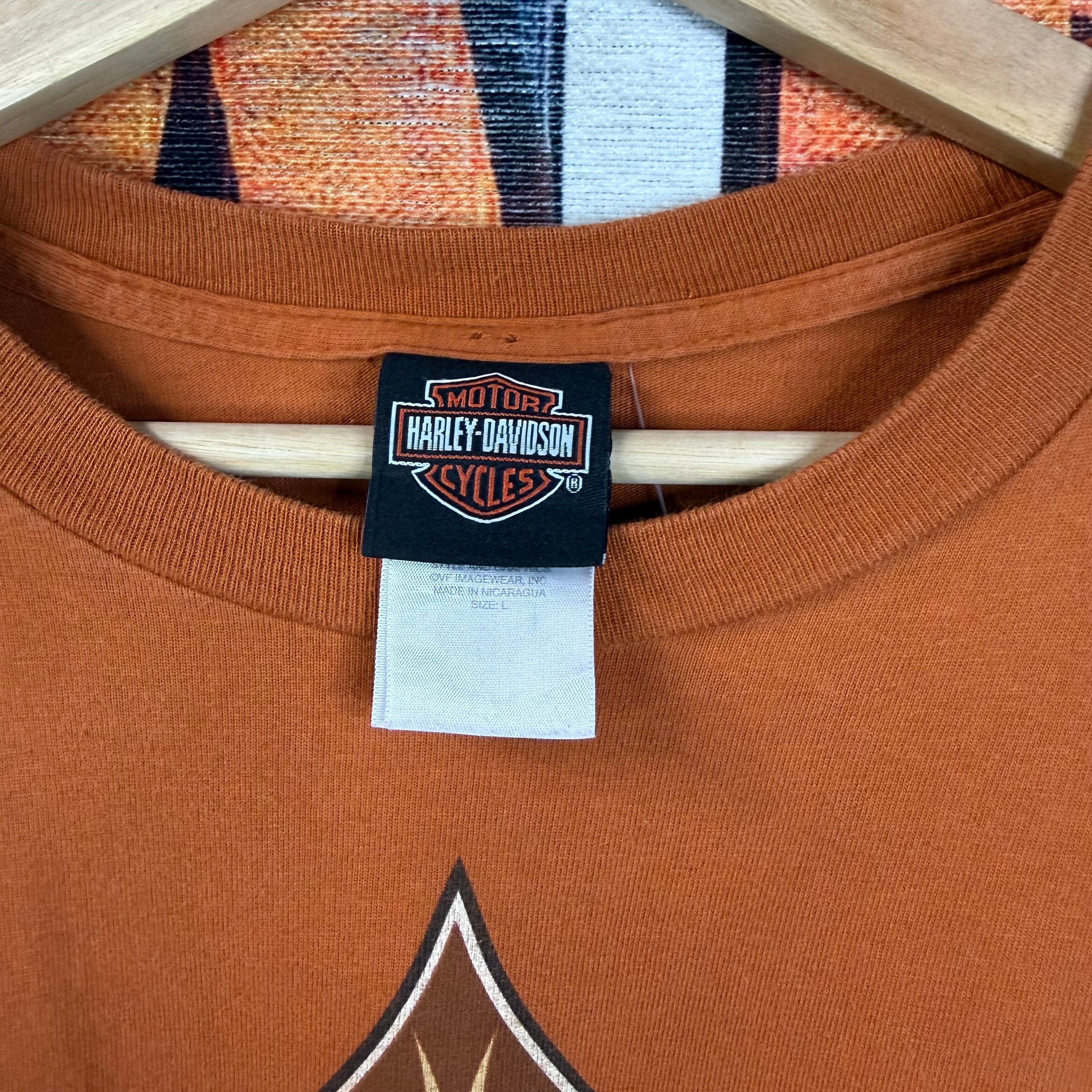 Harley Davidson Y2K Harley-Davidson Baldwin Park, California Longsleeve Tee Size US L / EU 52-54 / 3 - 4 Thumbnail