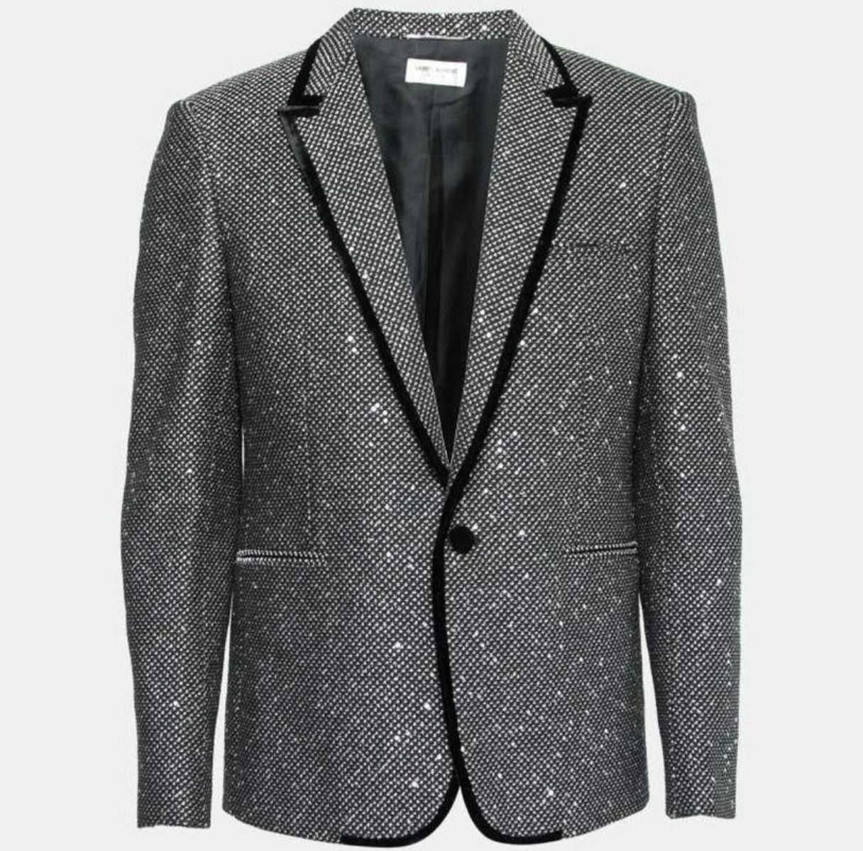 Saint Laurent Paris Sequinned Blazer