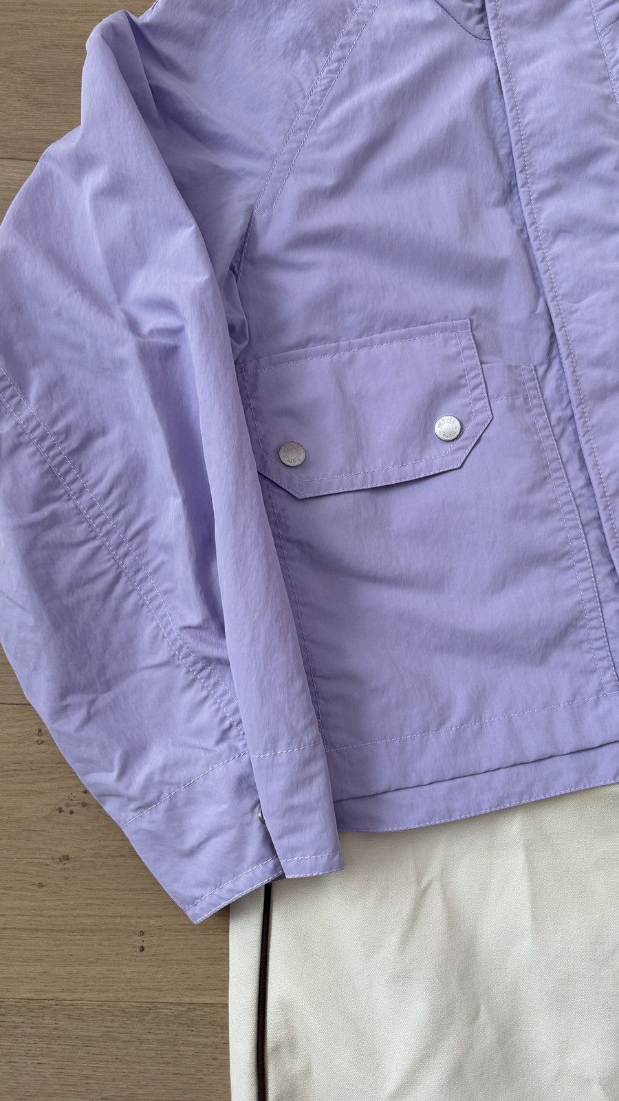 Hermes $4,800 SS23 Mens Purple Parachute Style Windbreaker Jacket Size US M / EU 48-50 / 2 - 4 Thumbnail