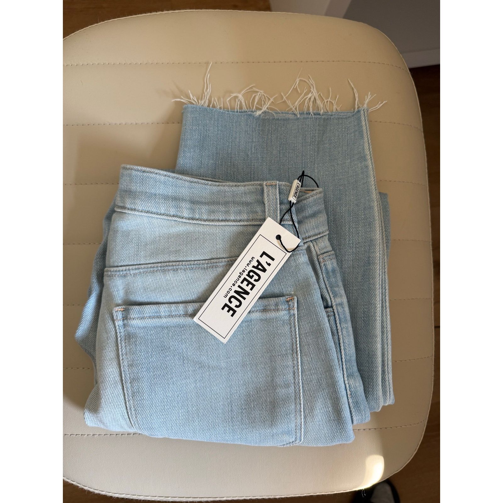 L'AGENCE $275 New L’agence Sada High Rise Slim Straight Crop - 25 Size 25" / US 0 / IT 36 - 9 Thumbnail