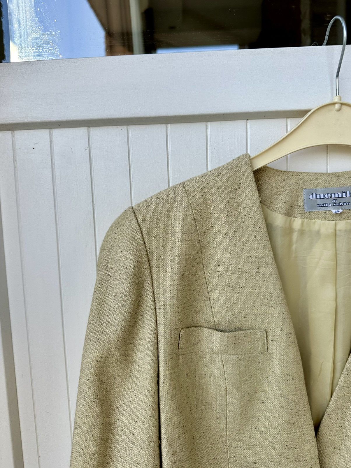 Japanese Brand Vintage Duemila De Mila Shon Blazer Japan Made Size M / US 6-8 / IT 42-44 - 7 Thumbnail