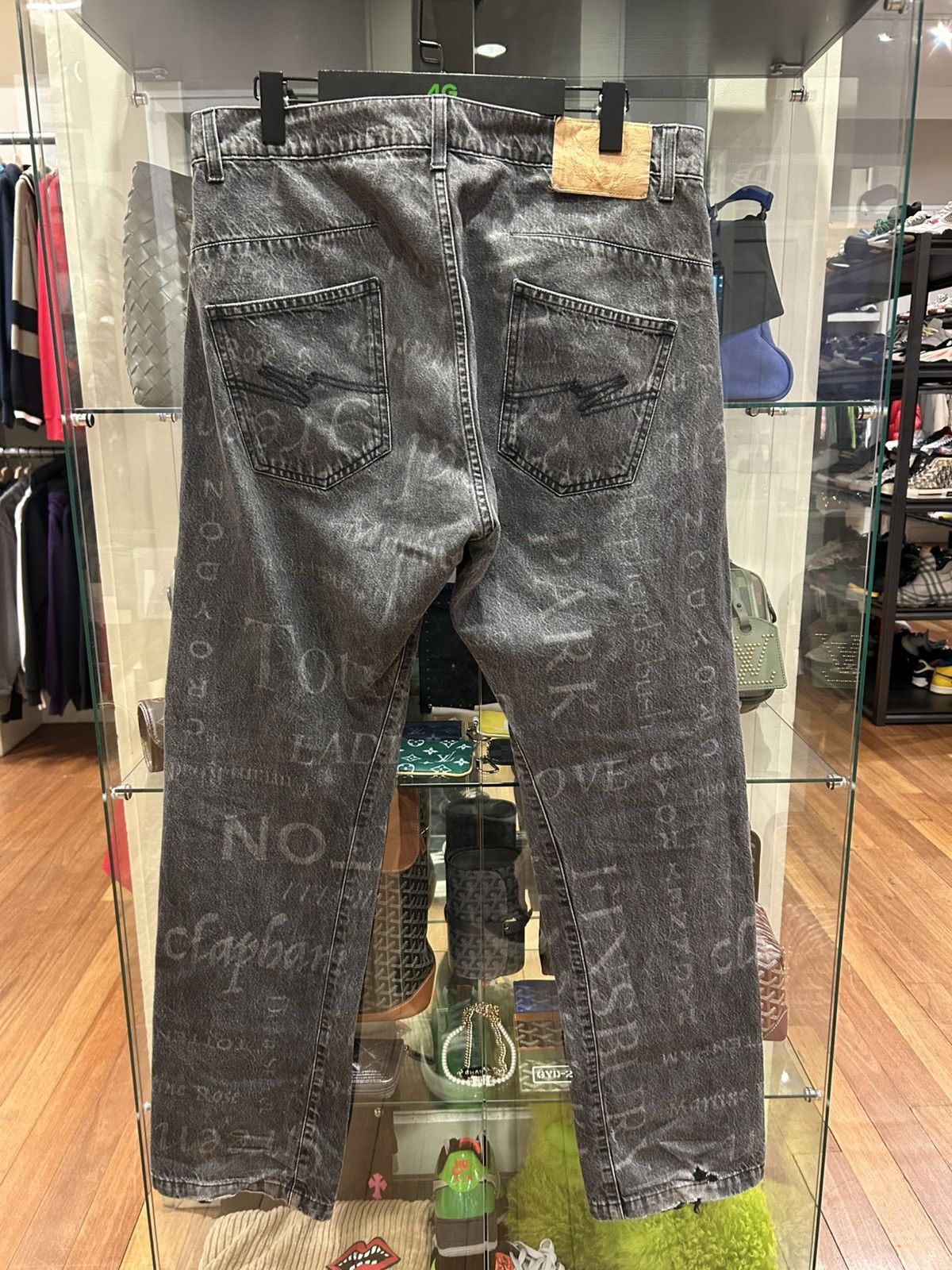 Martine Rose Martine Rose Text Denim Jeans Size US 36 / EU 52 - 2 Thumbnail