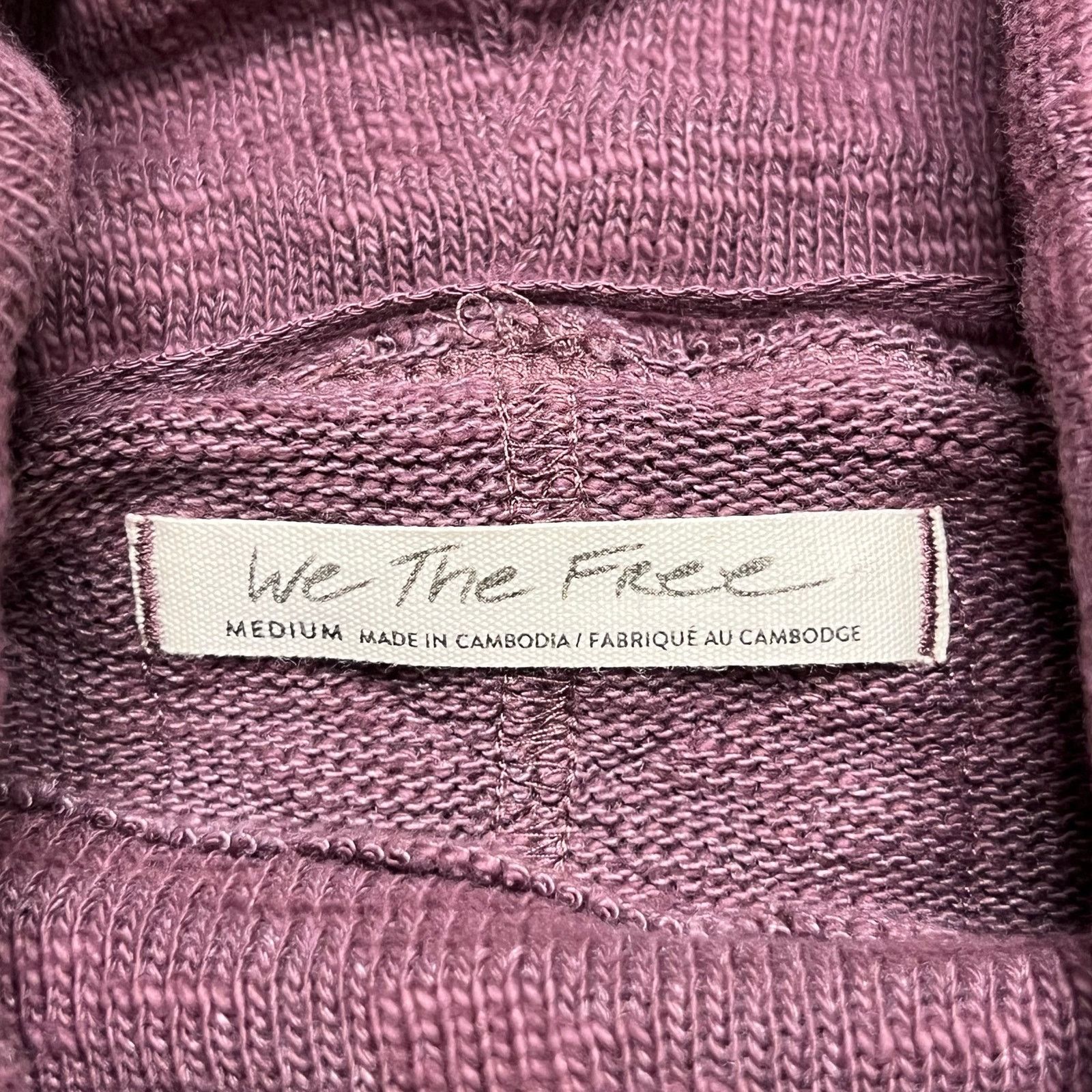 Vintage Free People We The Free Cowl Neck Purple Mauve Oversized M Size M / US 6-8 / IT 42-44 - 3 Thumbnail
