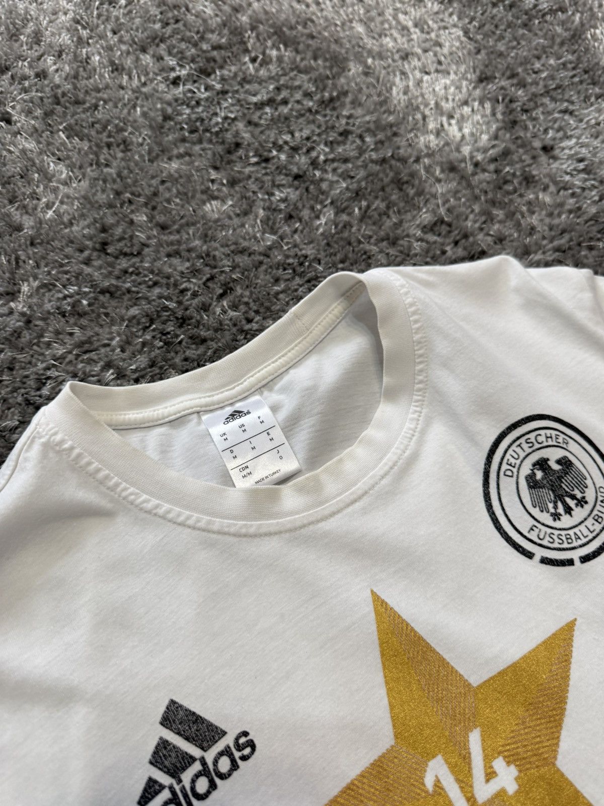 Adidas Vintage Adidas Germany t-shirt Size US M / EU 48-50 / 2 - 2 Thumbnail