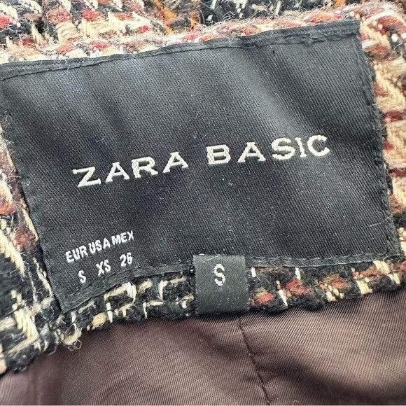 Zara Zara Plaid Wool-Blend Plaid Belted Coat Size XS / US 0-2 / IT 36-38 - 6 Thumbnail