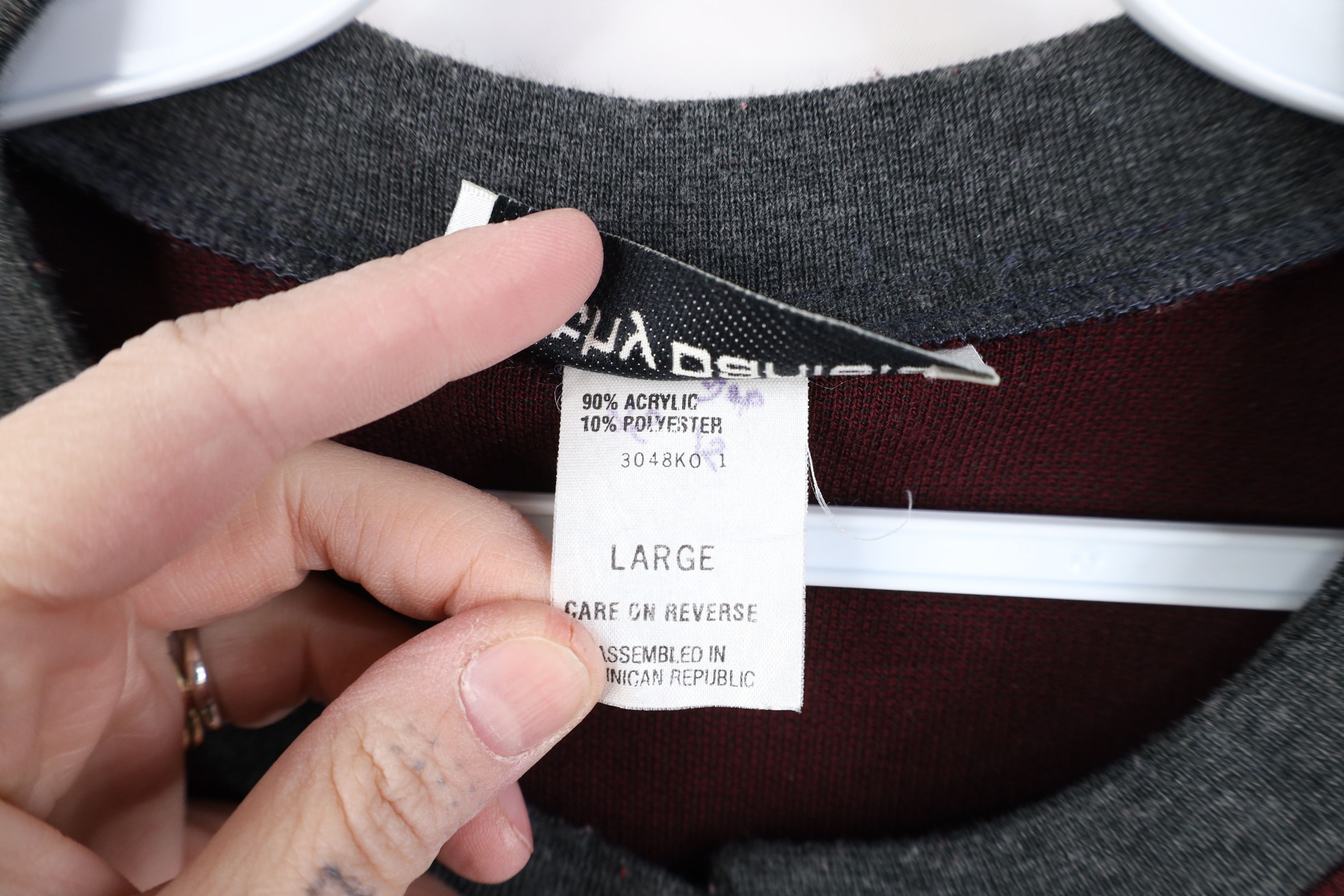 Vintage Vintage 90s Streetwear Clasp Knit Long Sleeve Henley T-Shirt Size L / US 10 / IT 46 - 6 Thumbnail