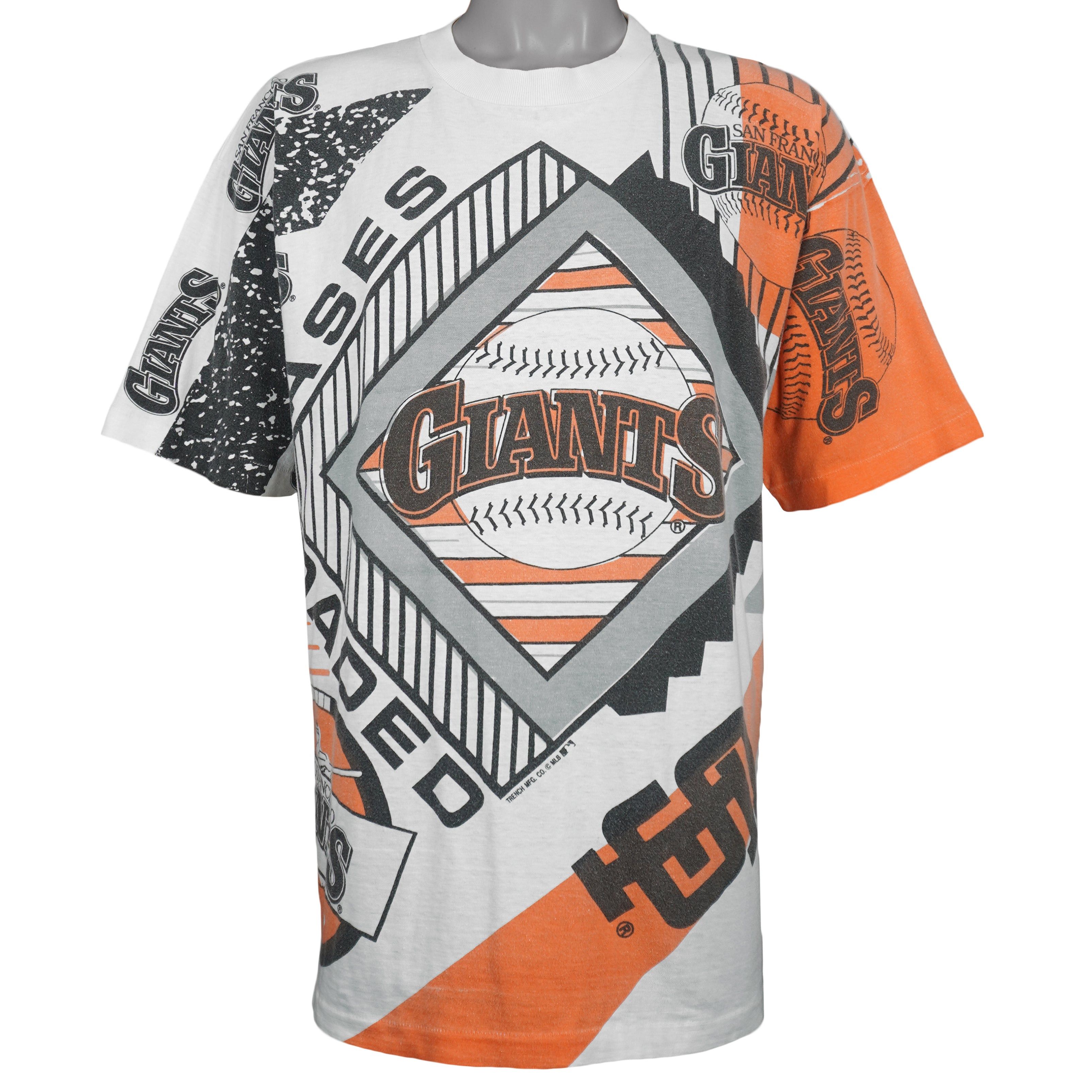 MLB San Francisco Giants All Over Print T-Shirt 1990s Size US L / EU 52-54 / 3 - 1 Thumbnail