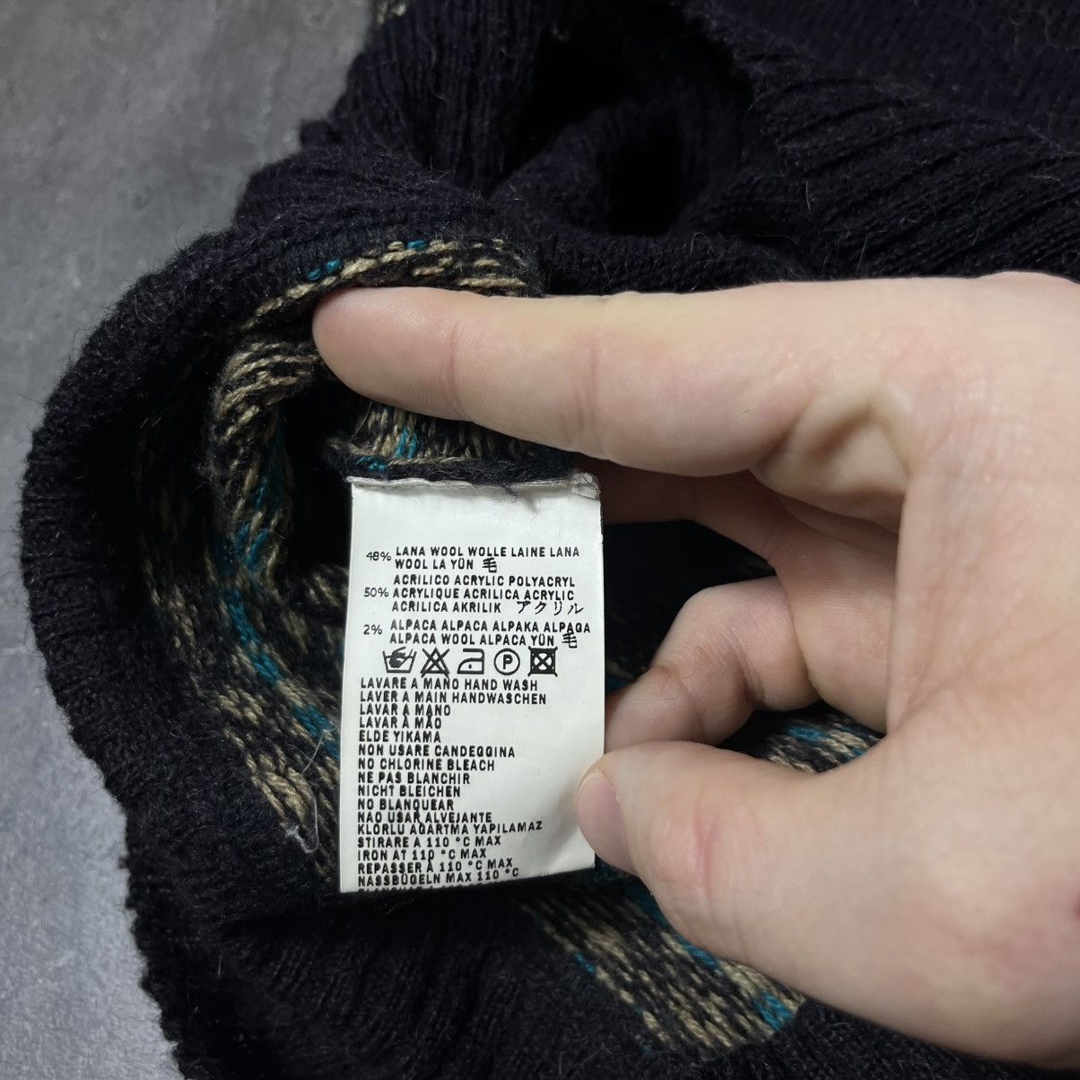 Diesel Vintage 00s Diesel Alpaca Wool Vest Knit Sweater Old Money Size US M / EU 48-50 / 2 - 17 Thumbnail