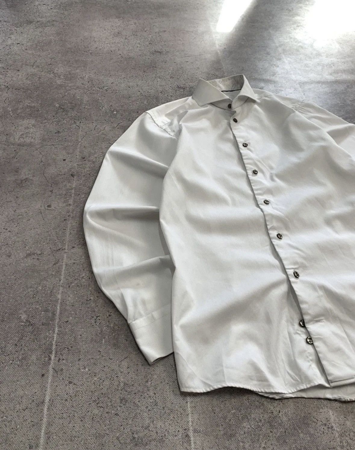 Eton Eton Vintage Shirt White Faded Size US M / EU 48-50 / 2 - 10 Thumbnail