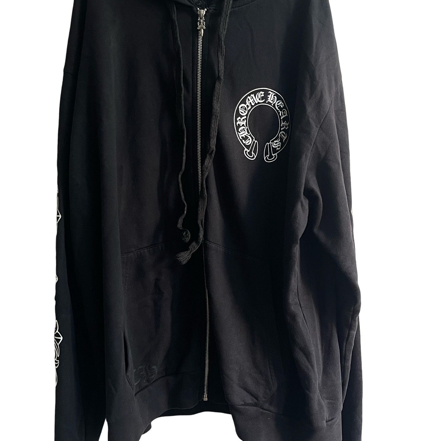 Chrome Hearts × Vintage 90s Chrome Hearts Zip Hoodie | Grailed