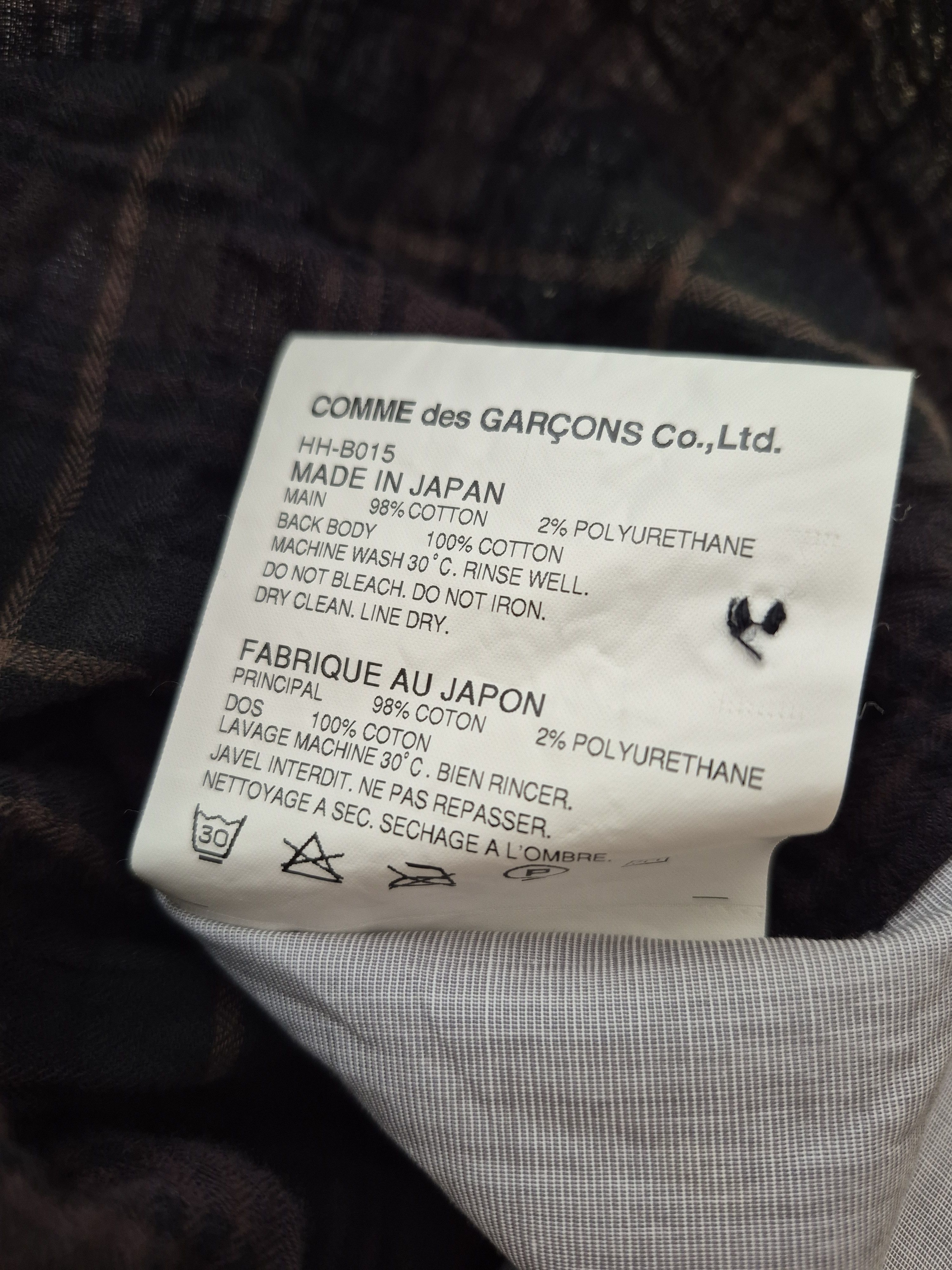 Comme des Garcons Homme Switch Shirt Size US S / EU 44-46 / 1 - 5 Thumbnail