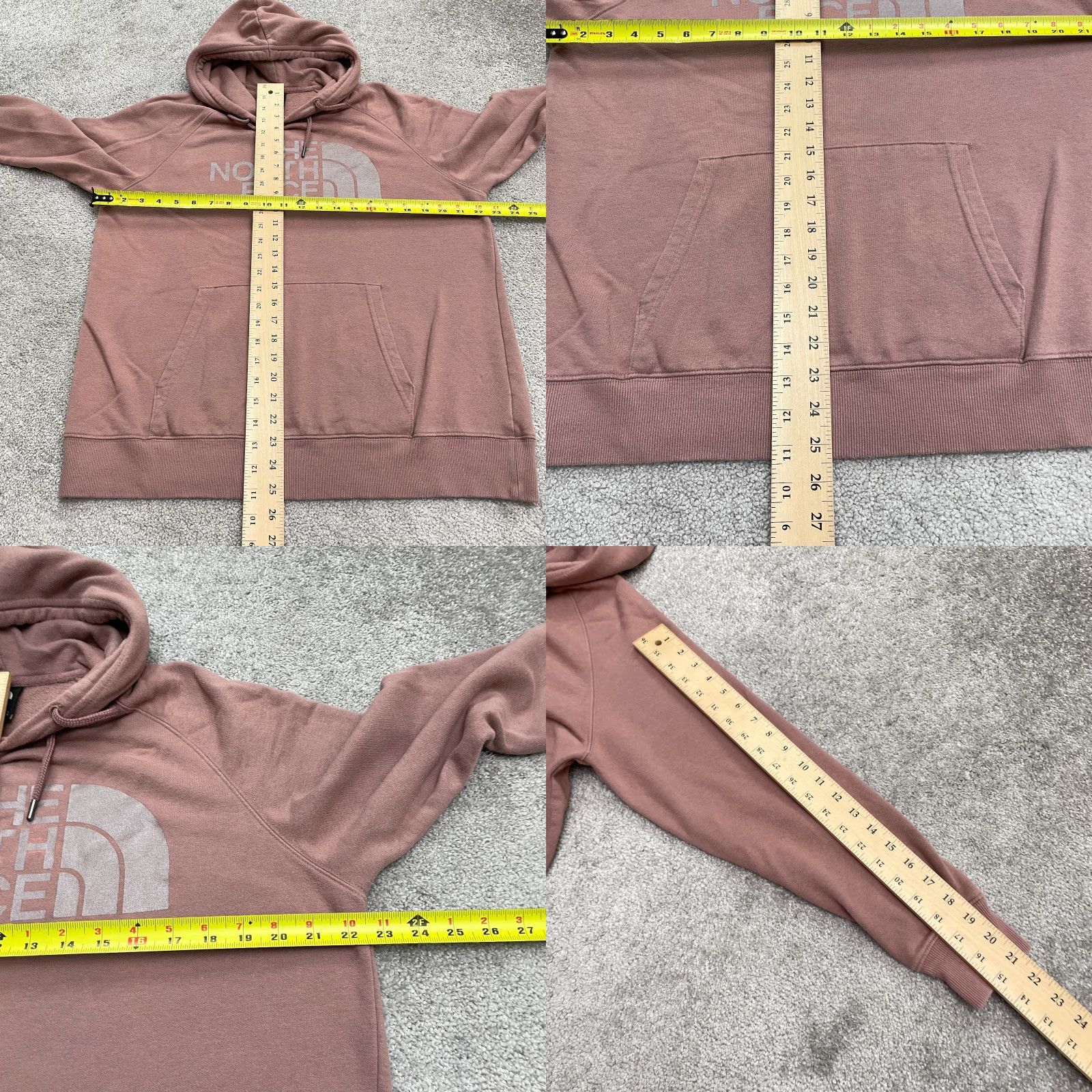 The North Face The North Face Sweatshirt Women's Pullover Hooded Fleece Pink Large Casual All Seasons Logo Graphic Outdoor Sports Streetwear Size L / US 10 / IT 46 - 8 Thumbnail