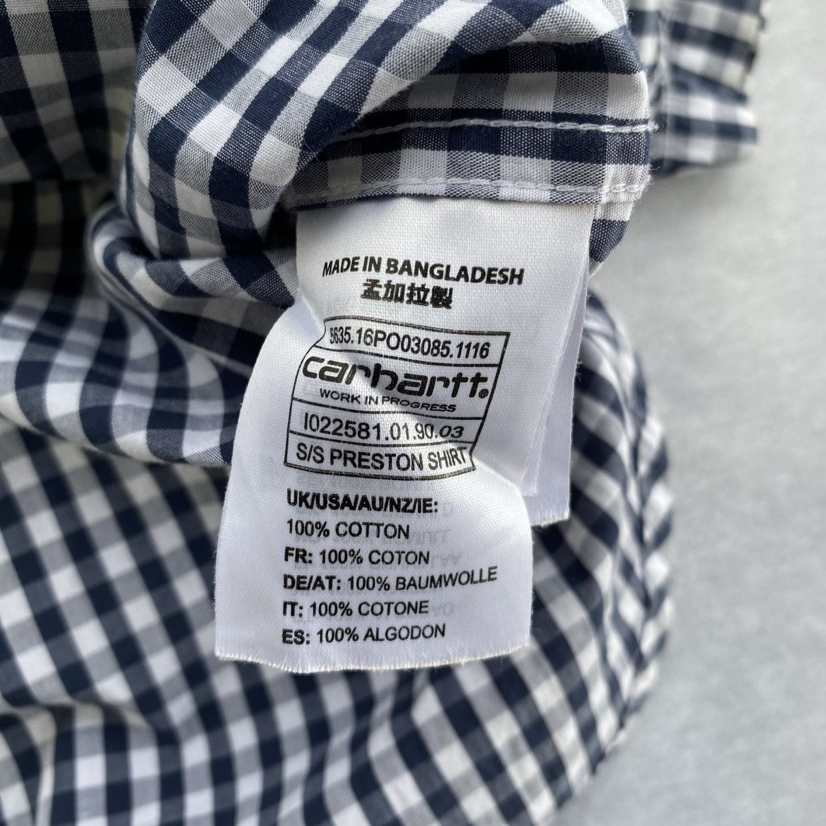Carhartt × Vintage Carhartt WIP plaid Shirt button Size US L / EU 52-54 / 3 - 3 Thumbnail
