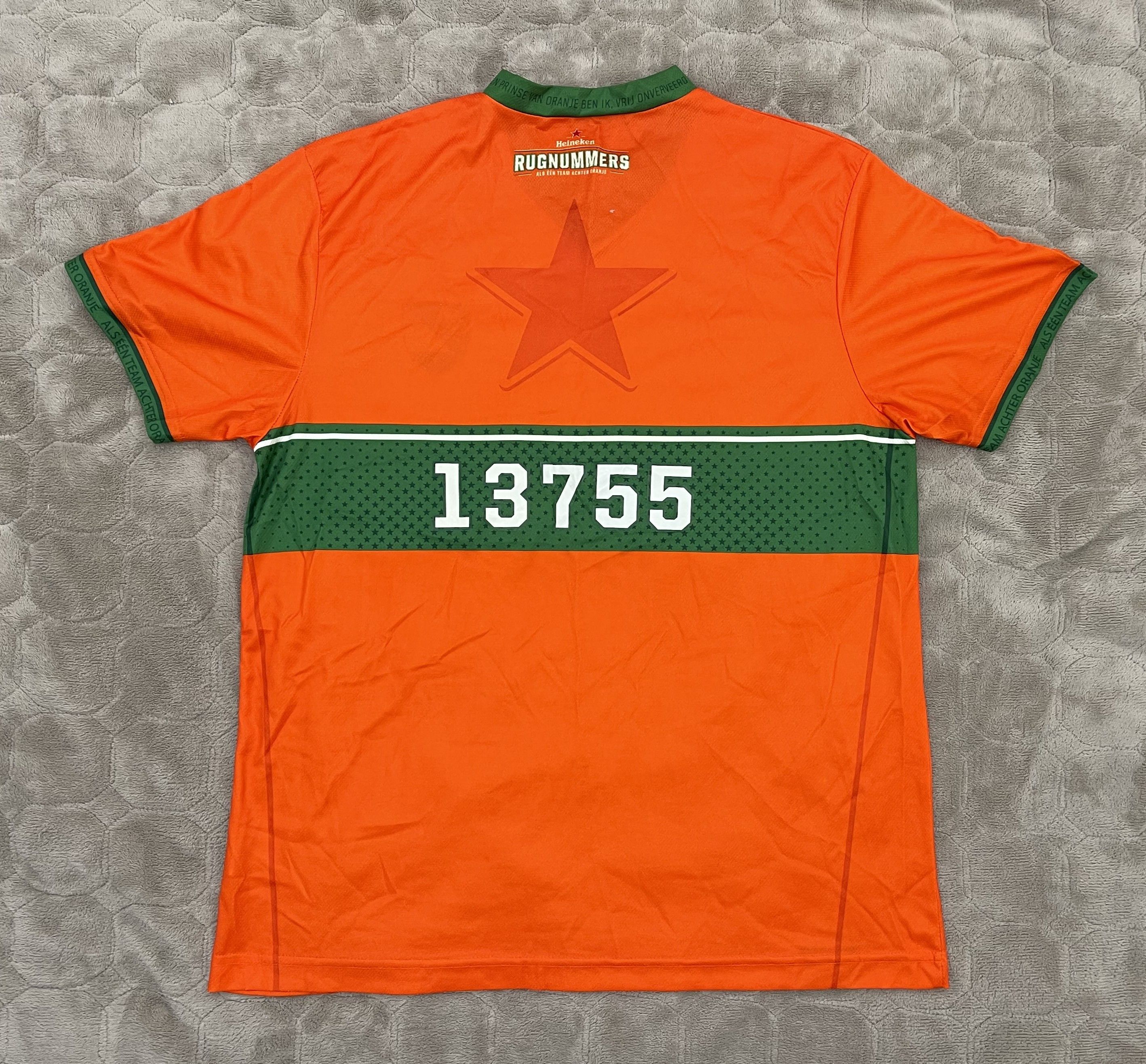 Heineken Heineken Rugnummers Netherlands Running Sport Shirt Jersey Size US L / EU 52-54 / 3 - 4 Thumbnail