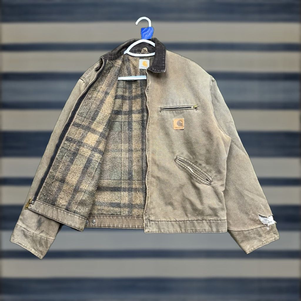 Carhartt VINTAGE Carhartt J97 Detroit Jacket Mens XL Canvas Bomber Jacket Casual Workwear Size US XL / EU 56 / 4 - 1 Thumbnail