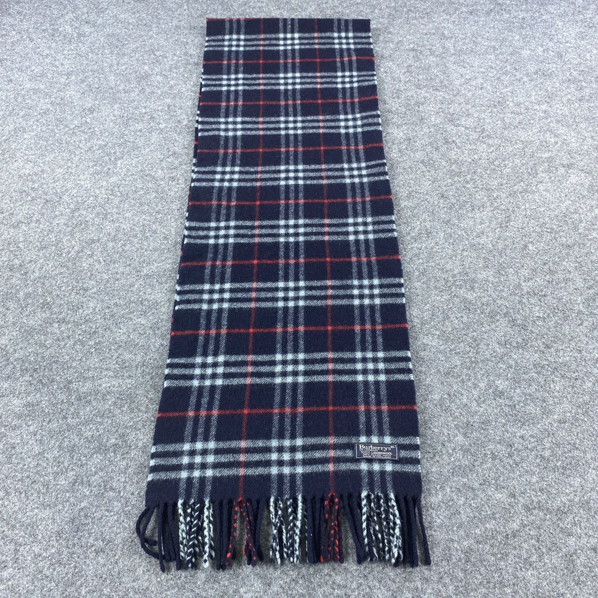 Burberry × Vintage Burberry Scarf # D564 # Muffler # Neckwear Size ONE SIZE - 1 Thumbnail