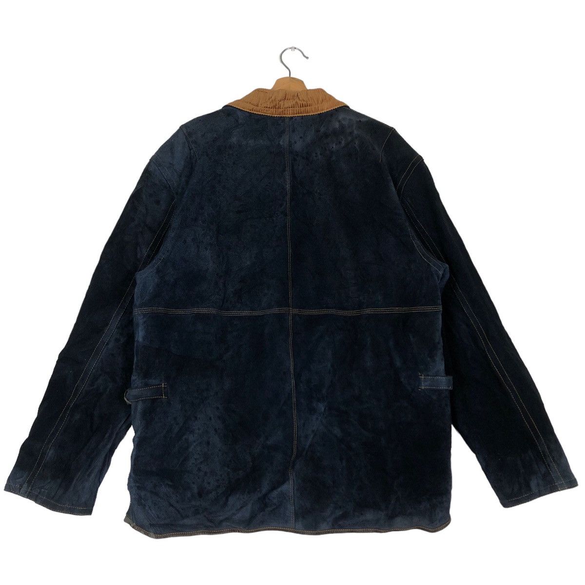Genuine Leather 🔥90’s Vtg Genuine Suite Leather Jacket Cargo Inspector Size US M / EU 48-50 / 2 - 8 Thumbnail