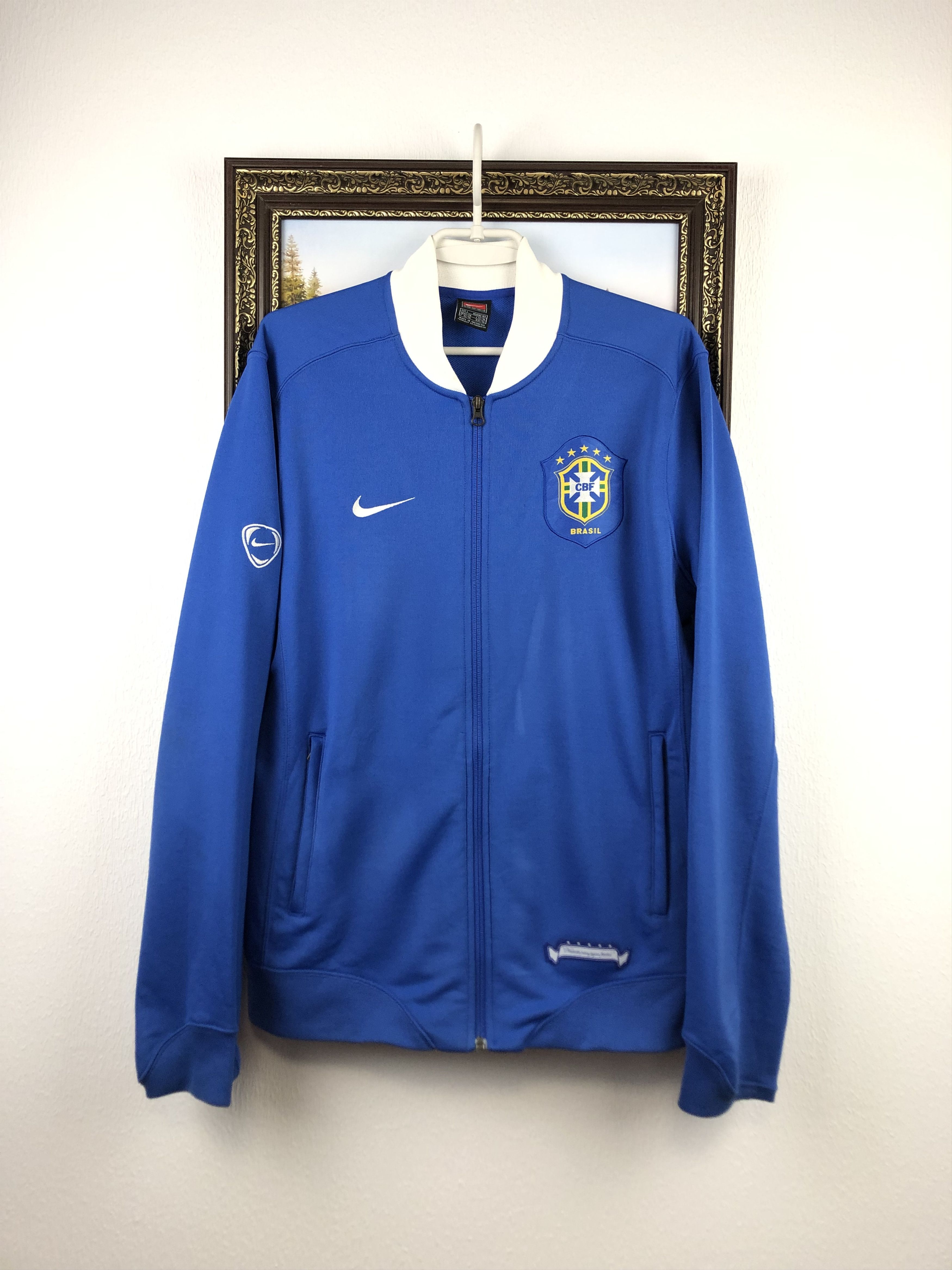 Vintage Brazil Football National Jacket Soccer Track Top
