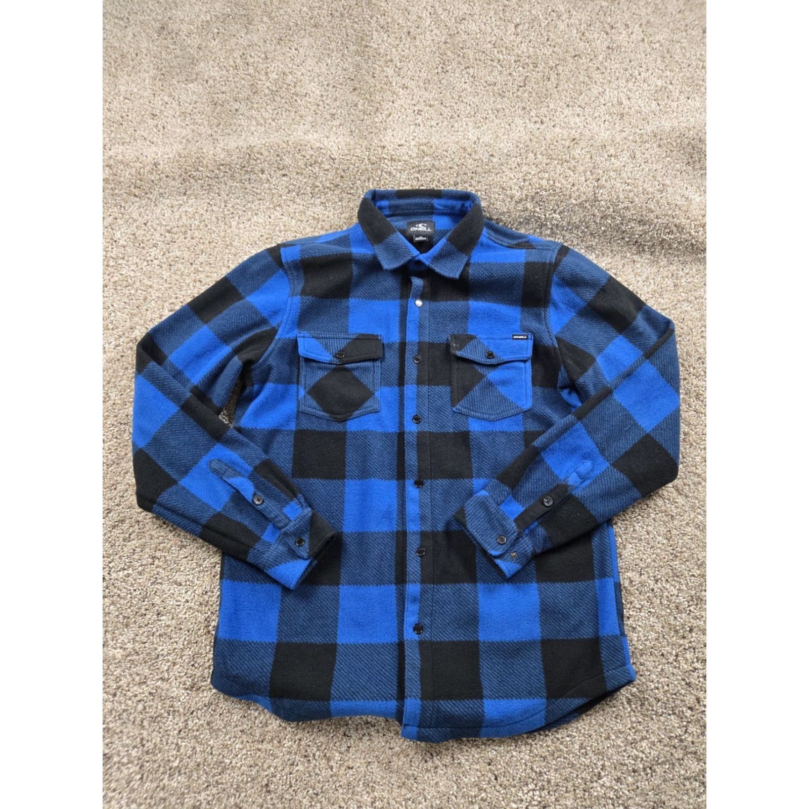 O'Neill O'Neill Shirt Jacket Mens M Blue Plaid Fleece Shacket Snap Front Shirt Jacket Mens Blue Plaid Fleece Shacket Snap Front Size US M / EU 48-50 / 2 - 2 Thumbnail