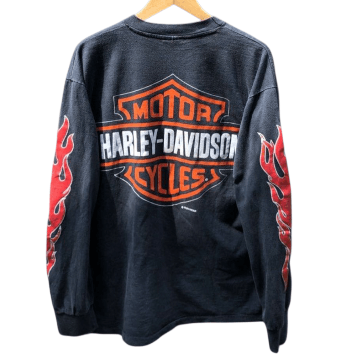 Harley Davidson Harley-Davidson red flame Big Logo Size US XL / EU 56 / 4 - 3 Thumbnail