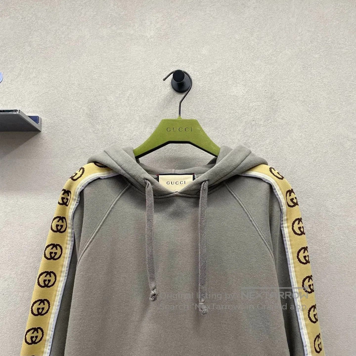 Gucci gucci gray brown hooded long sleeve sweatshirt. Size US XS / EU 42 / 0 - 4 Thumbnail