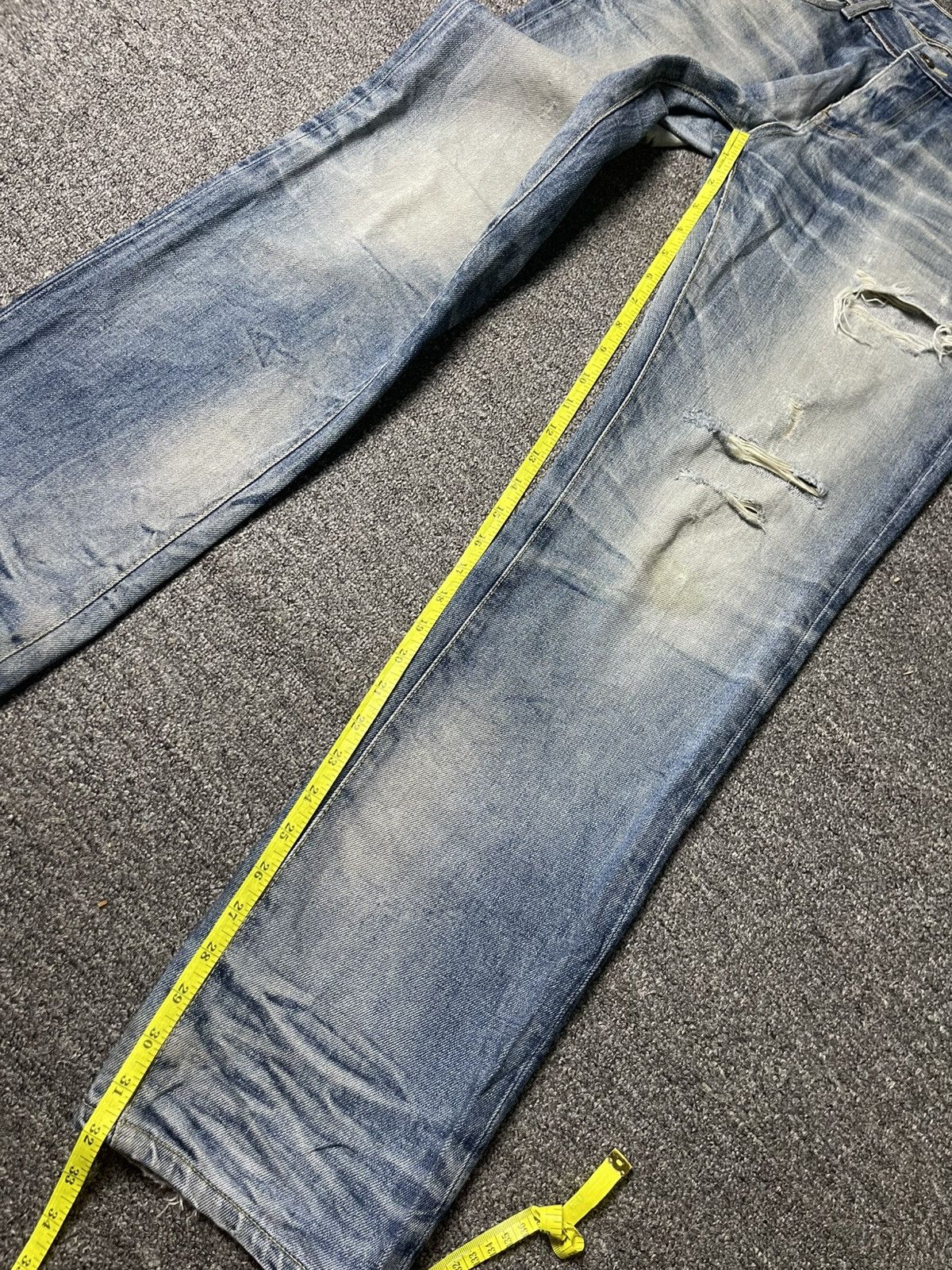 Japanese Brand × Vintage Vintage BILLVAN x Quality Garment Ripped Jeans (91) Size US 32 / EU 48 - 6 Thumbnail