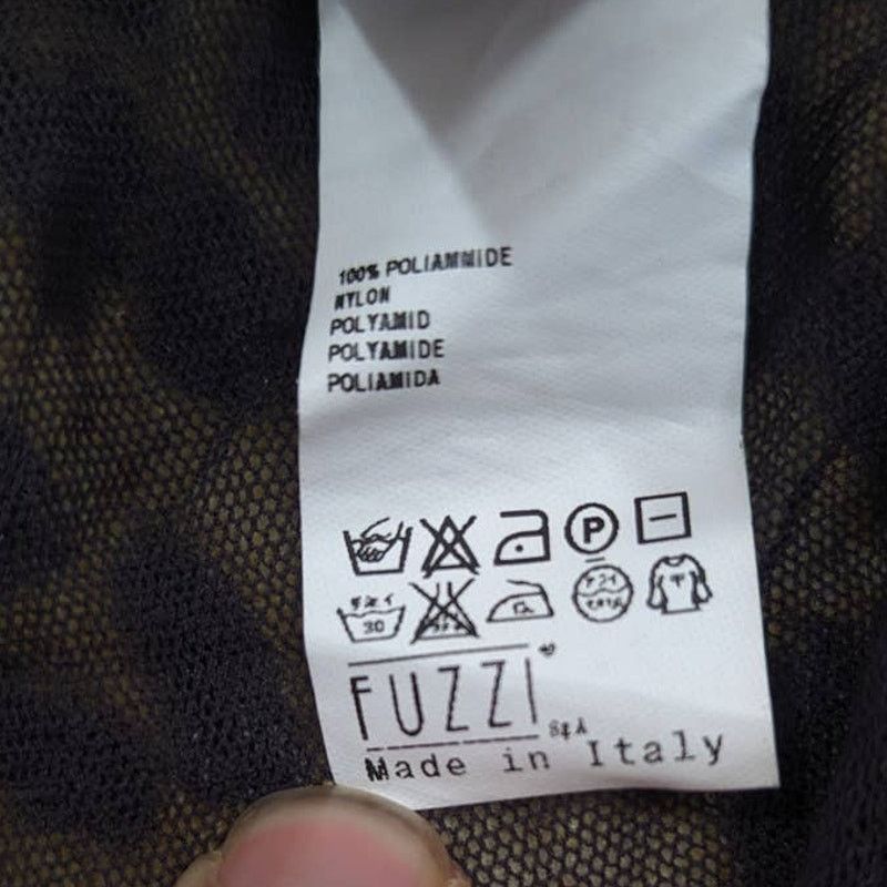 Jean Paul Gaultier Vtg 90's JP Gaultier Soleil FUZZI Leopard Mesh Ruffled Top L Size L / US 10 / IT 46 - 8 Thumbnail