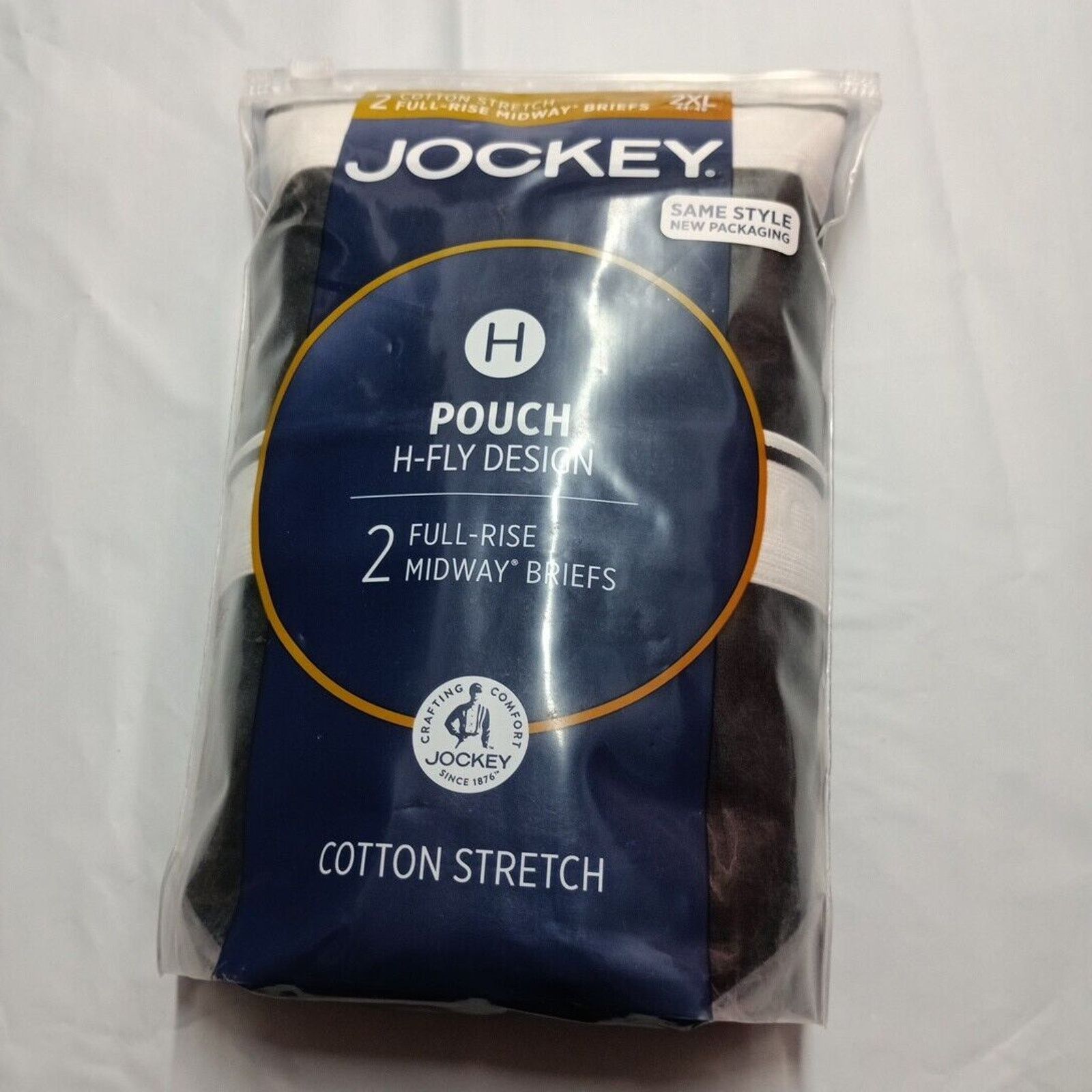 Jockey Jockey Men's Pouch 2 Midway Briefs Black Size 2XL (44-46) Size 44 - 1 Thumbnail